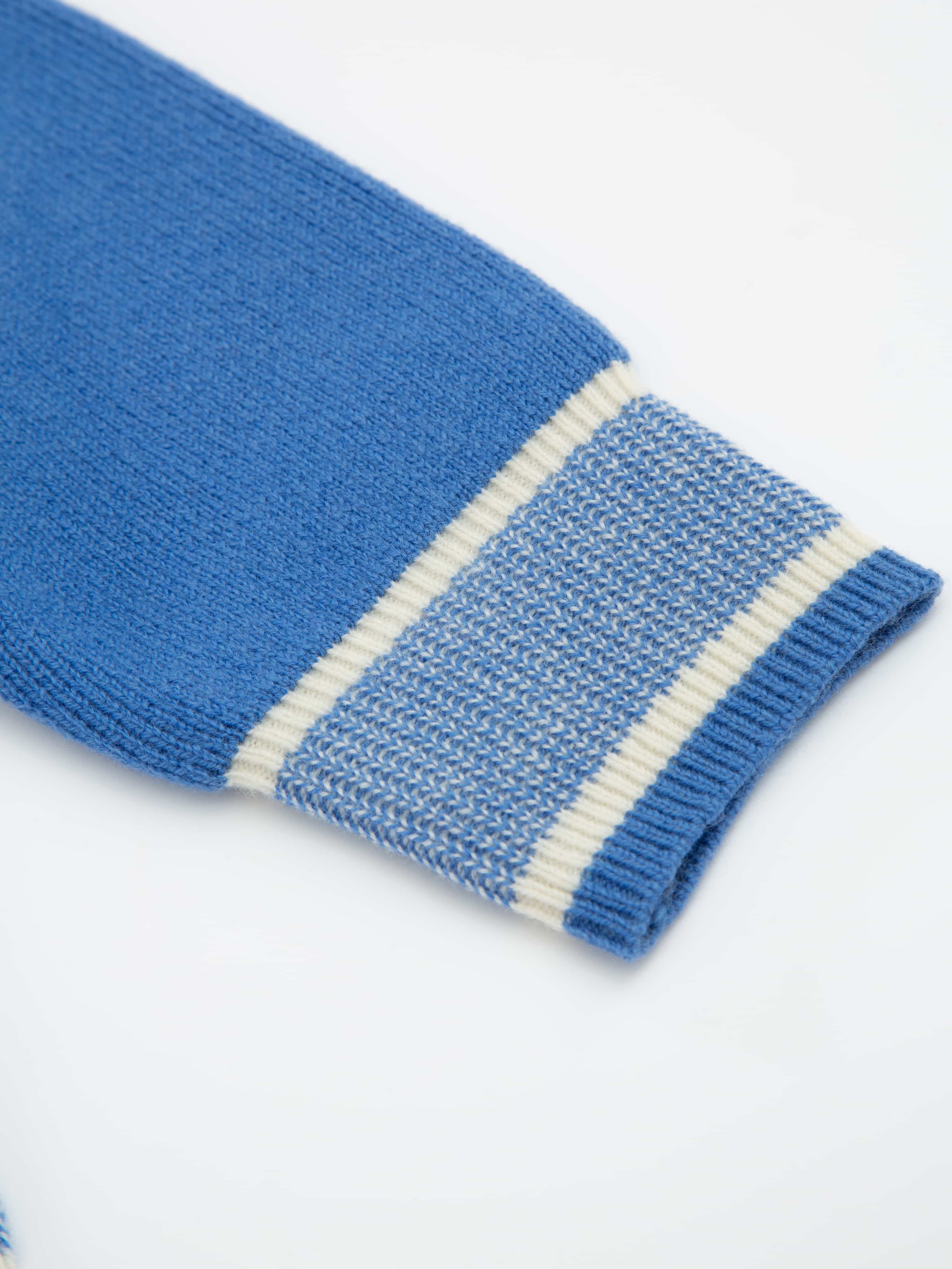 Hemsedal Knitted Woolsweater Berry Blue