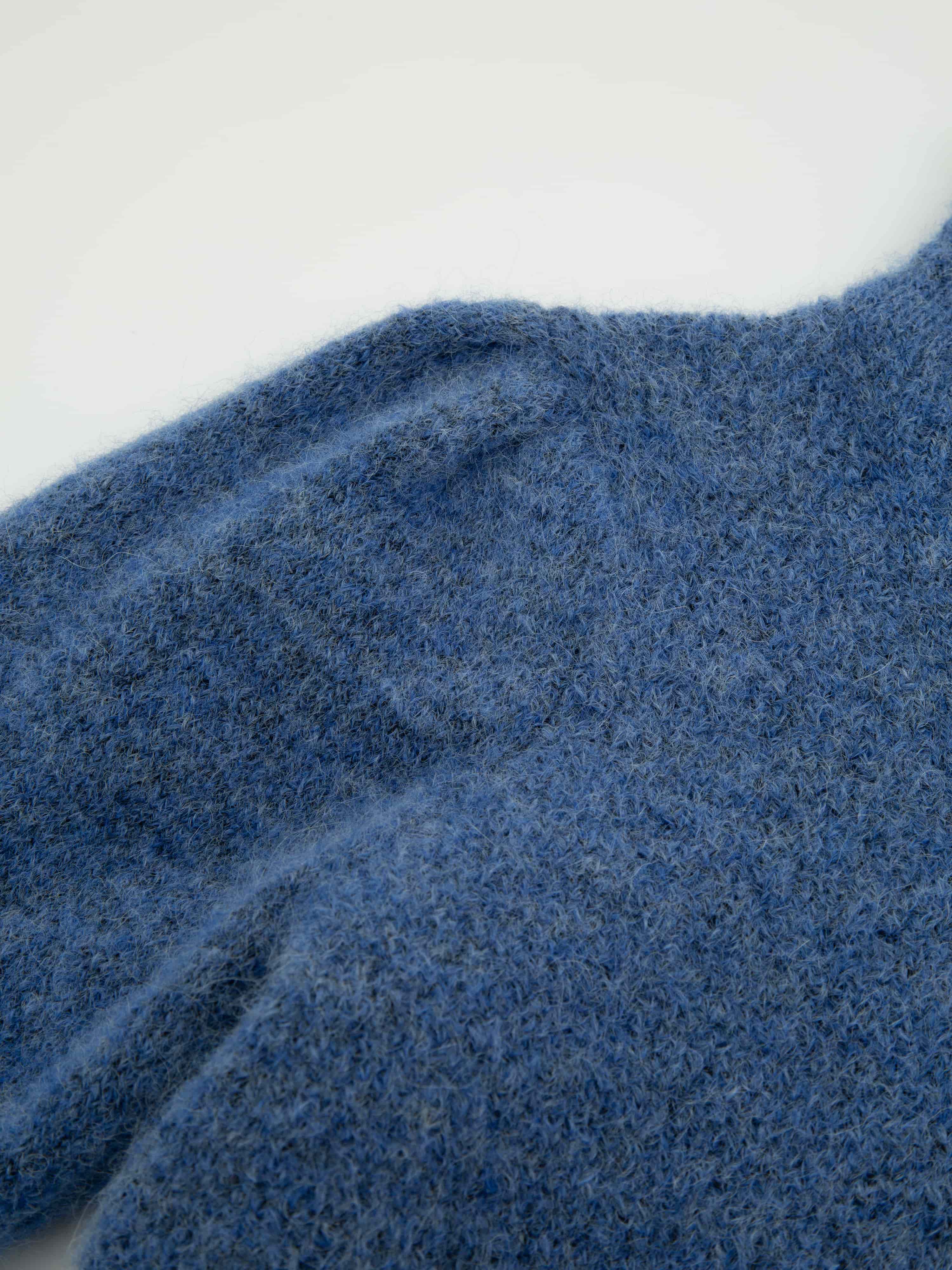 Loen Alpaca Sweater  Blue Wave