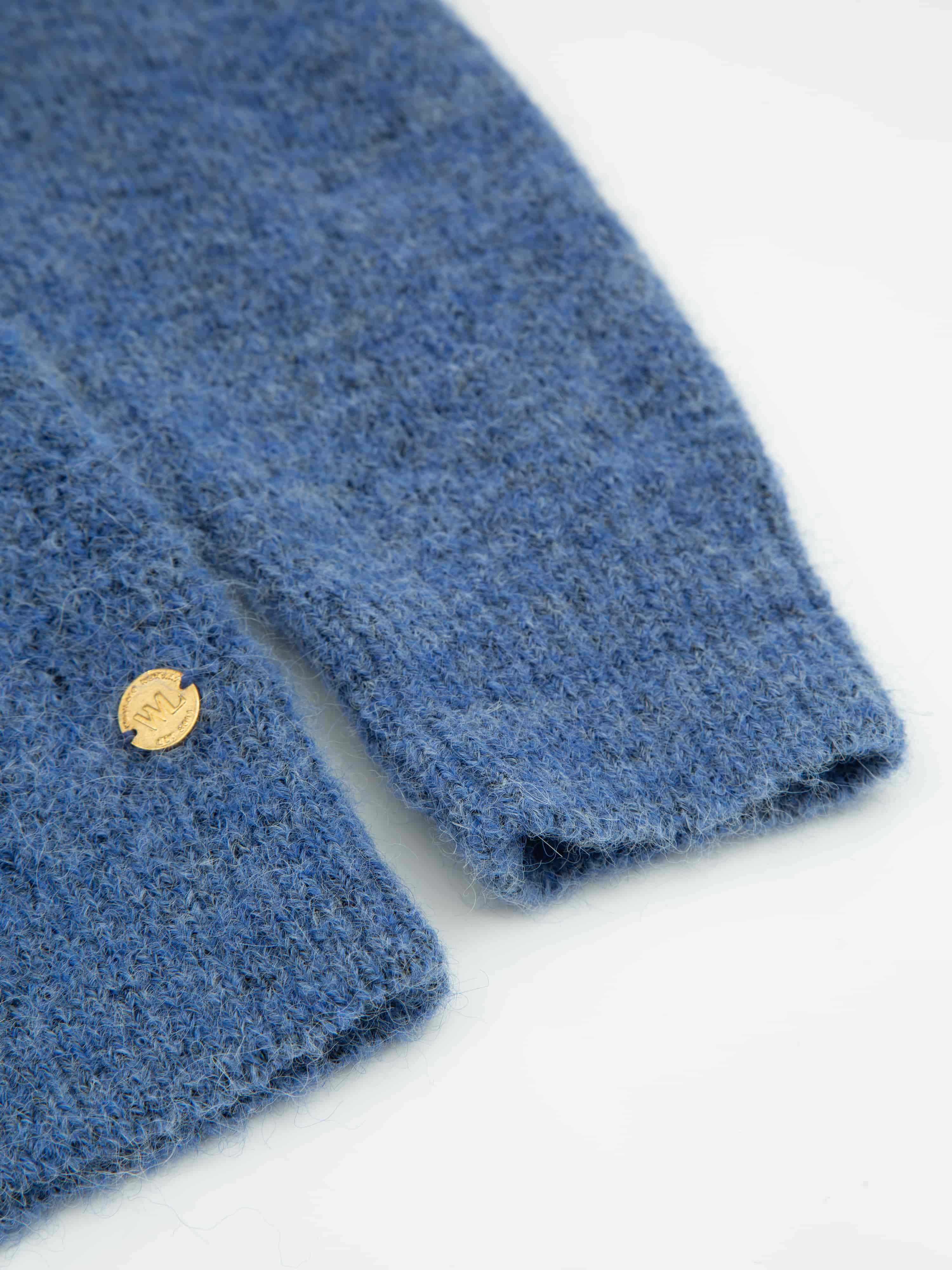 Loen Alpaca Sweater  Blue Wave