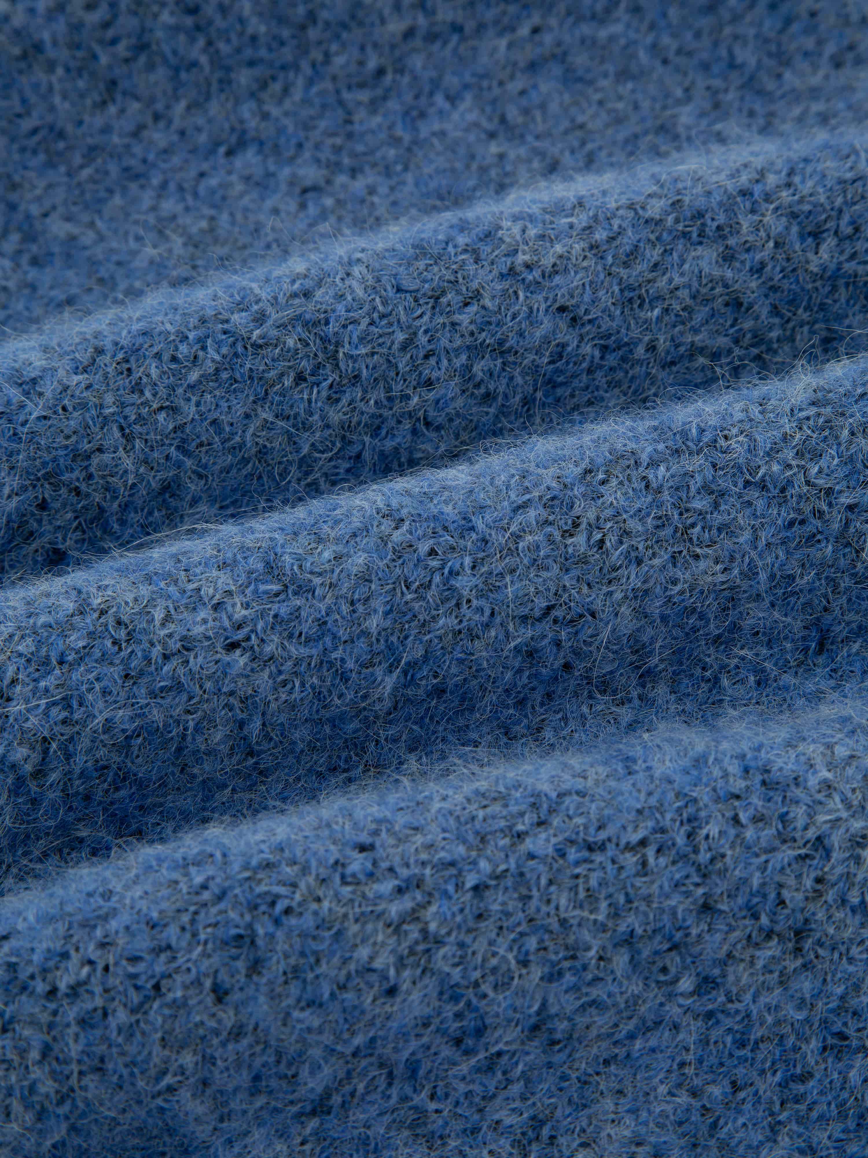 Loen Alpaca Sweater  Blue Wave