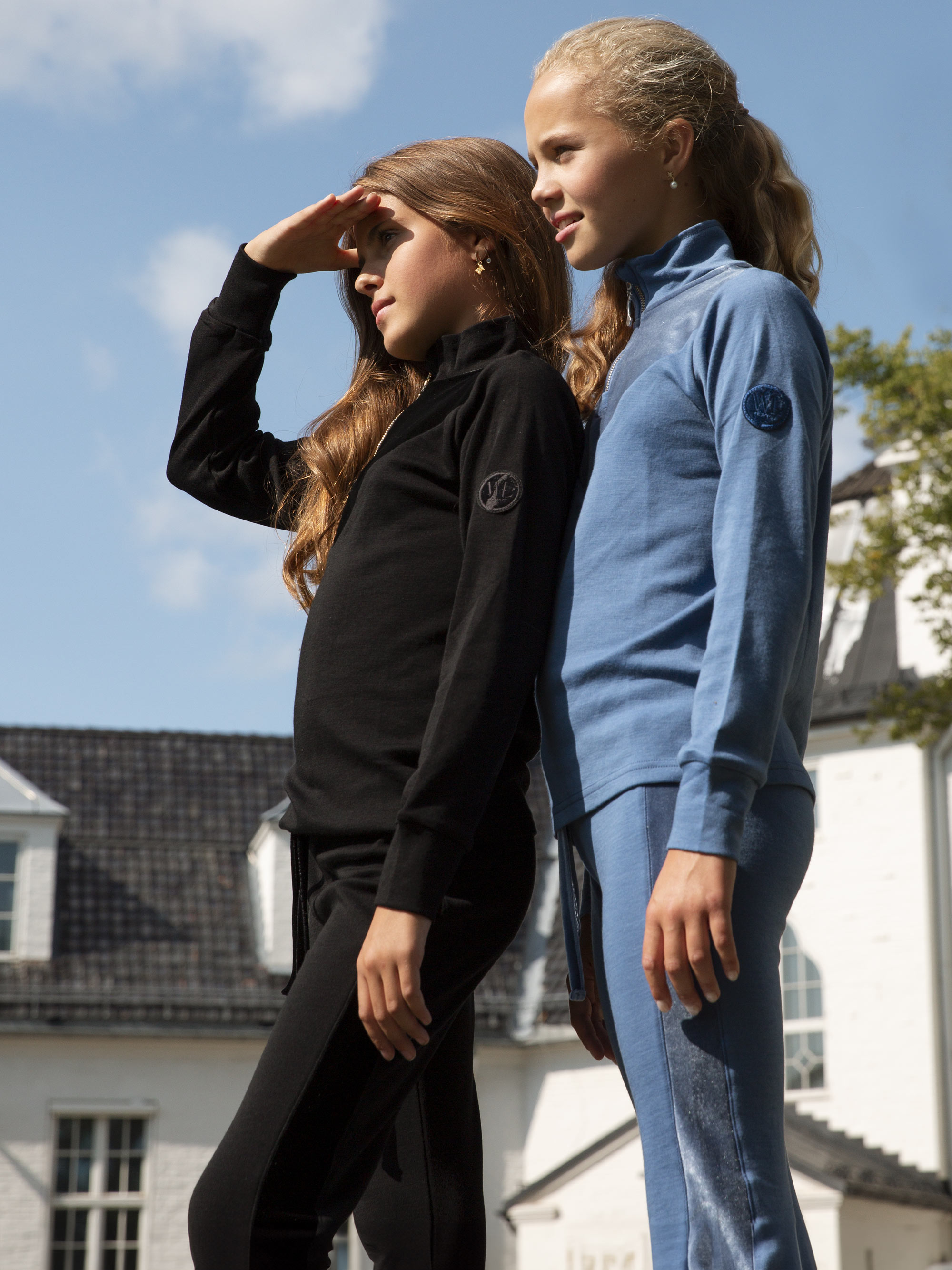 Sirdal flare pants Berry Blue