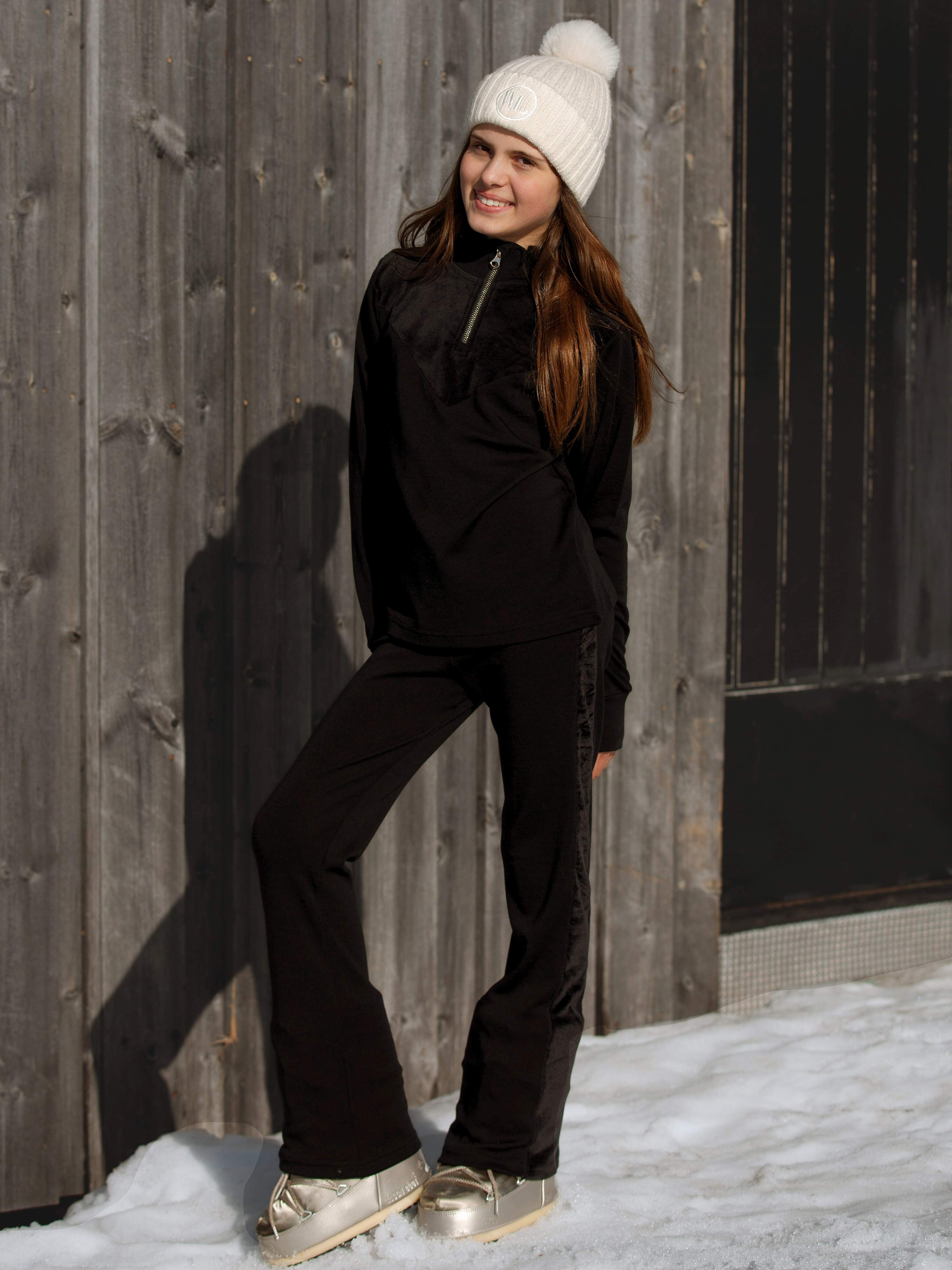 Sirdal flare pants Black