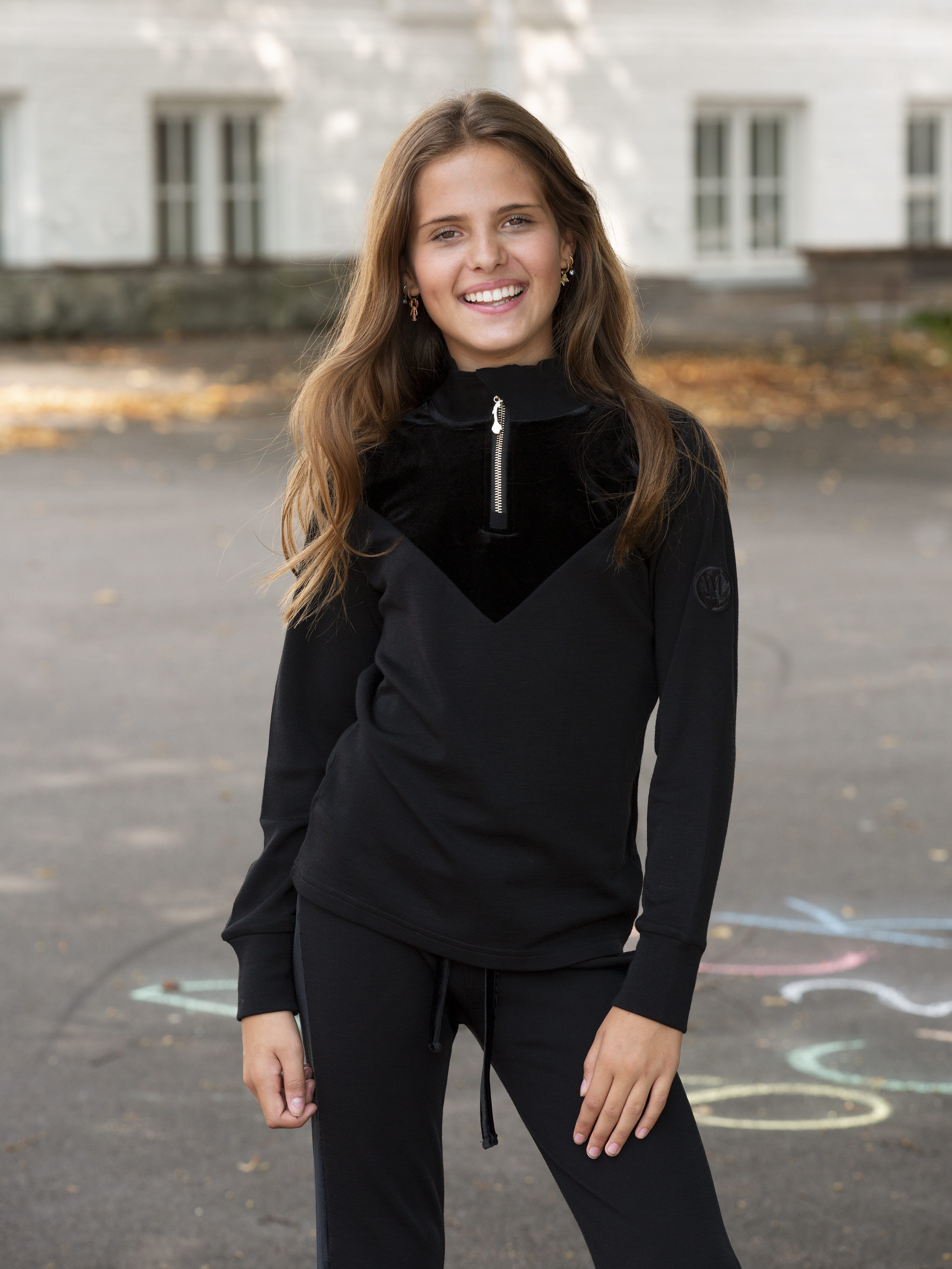 Sirdal Wool Top Black