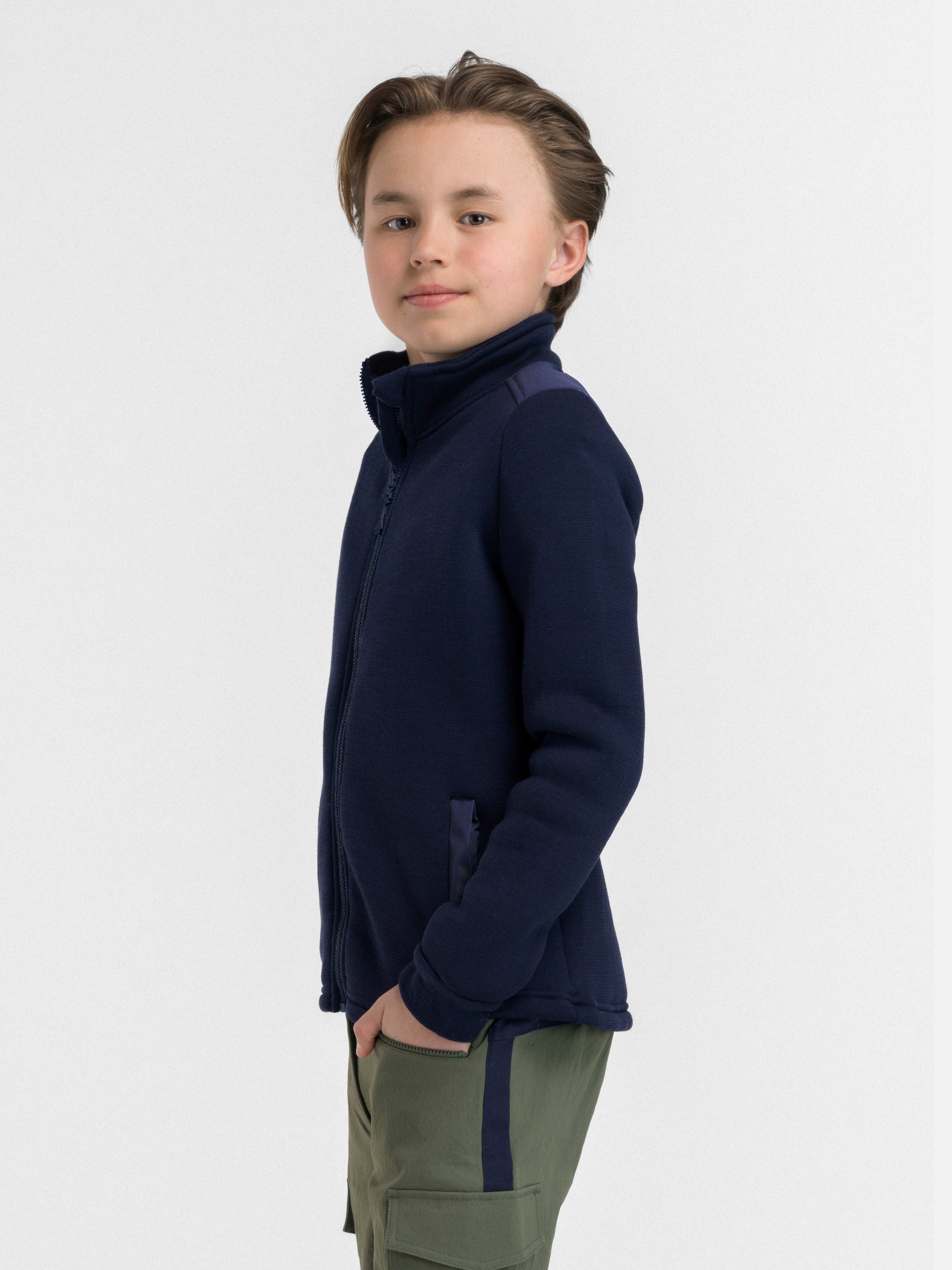 Sogndal Wool Fleece Jacket  Blue ink