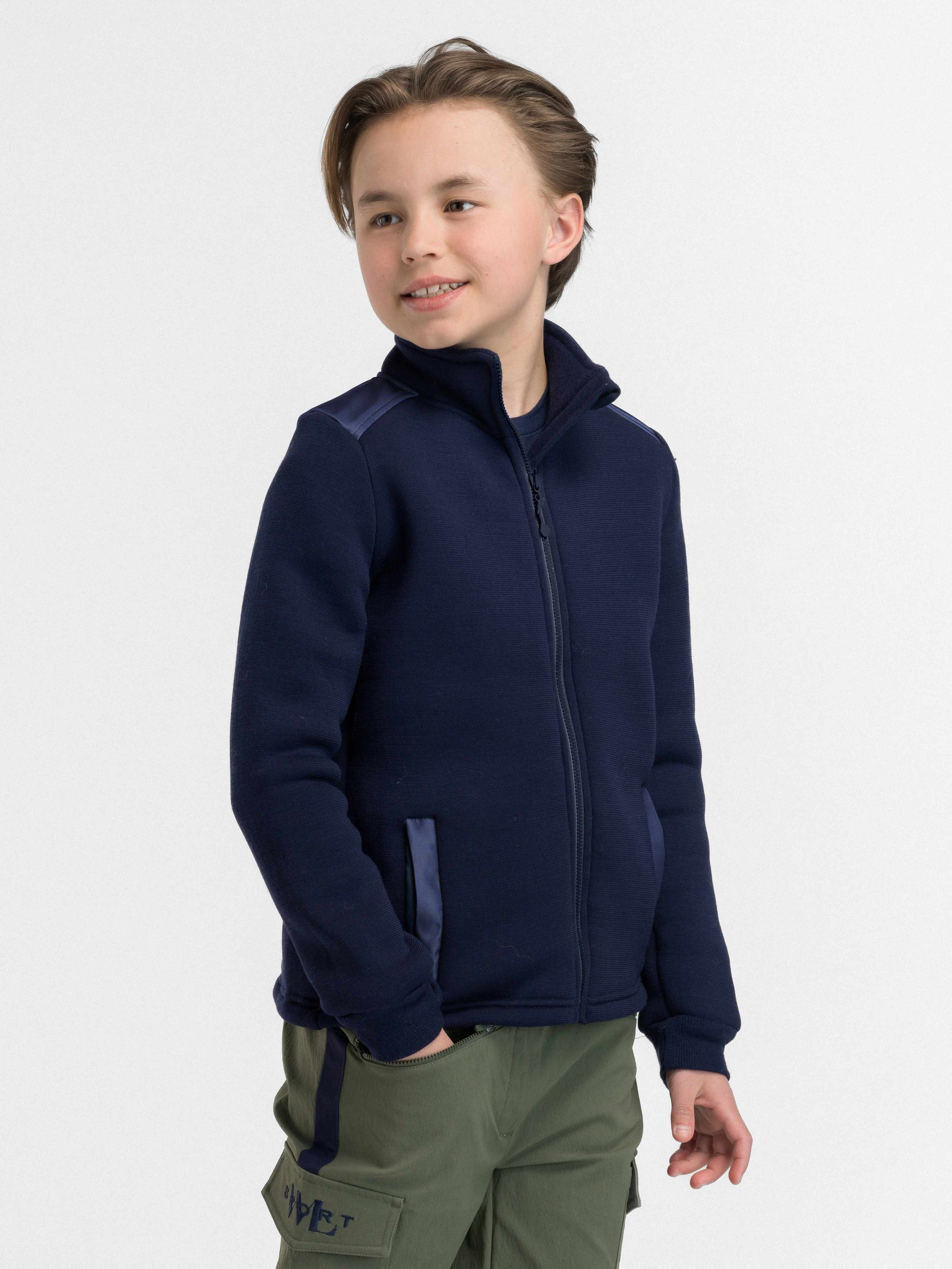 Sogndal Wool Fleece Jacket  Blue ink