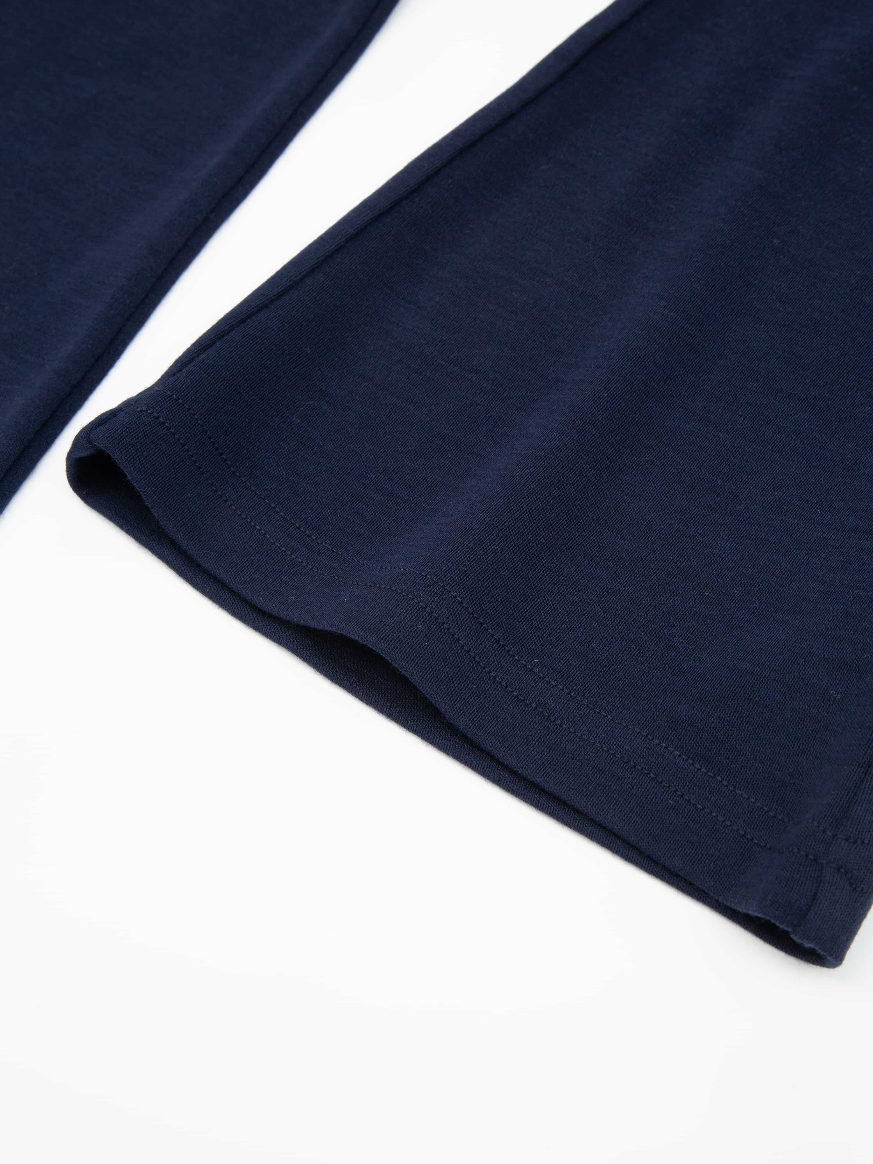 Veslepiggen Merino Flare Pants Blue Ink