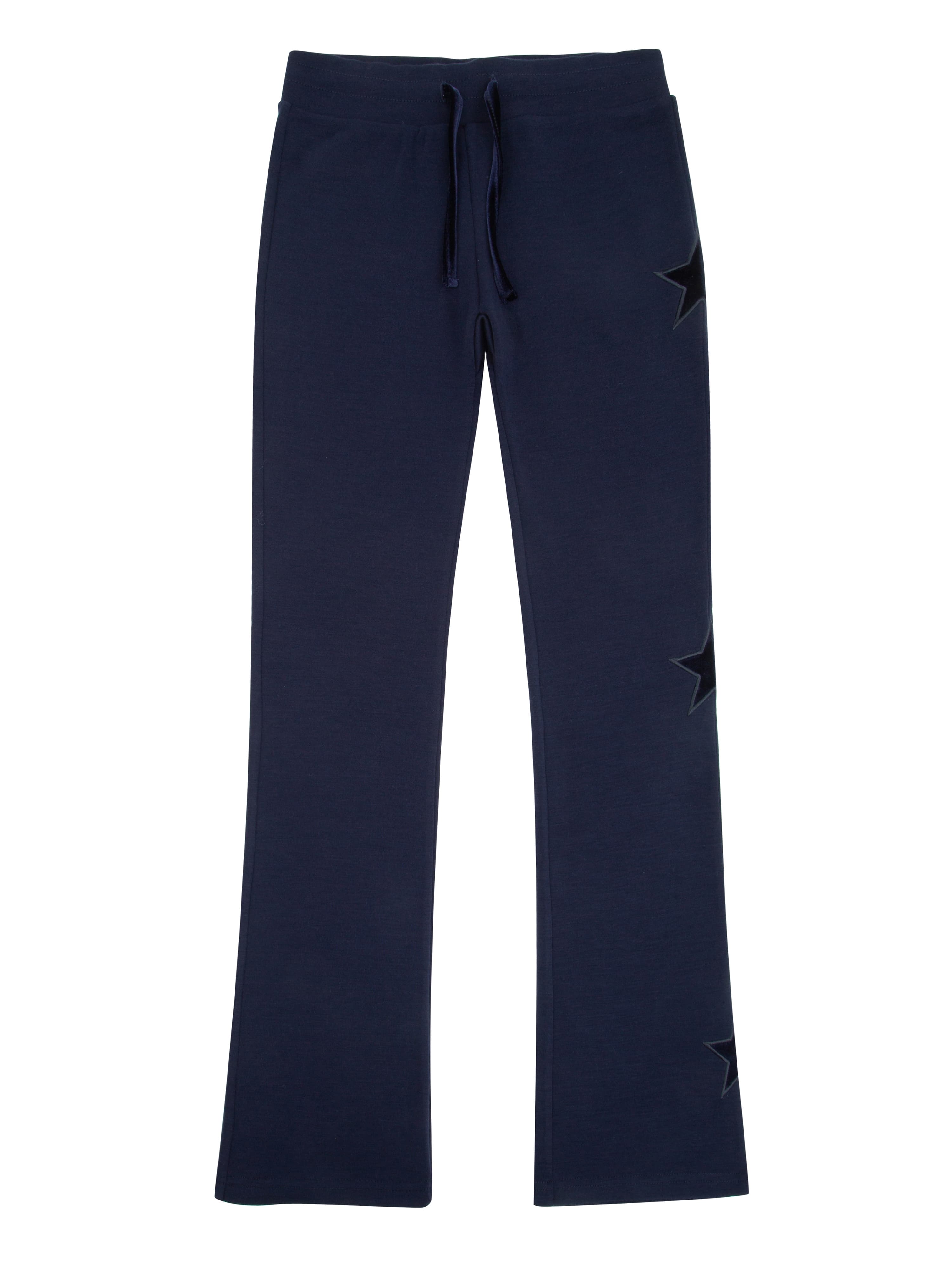 Veslepiggen Merino Flare Pants Blue Ink