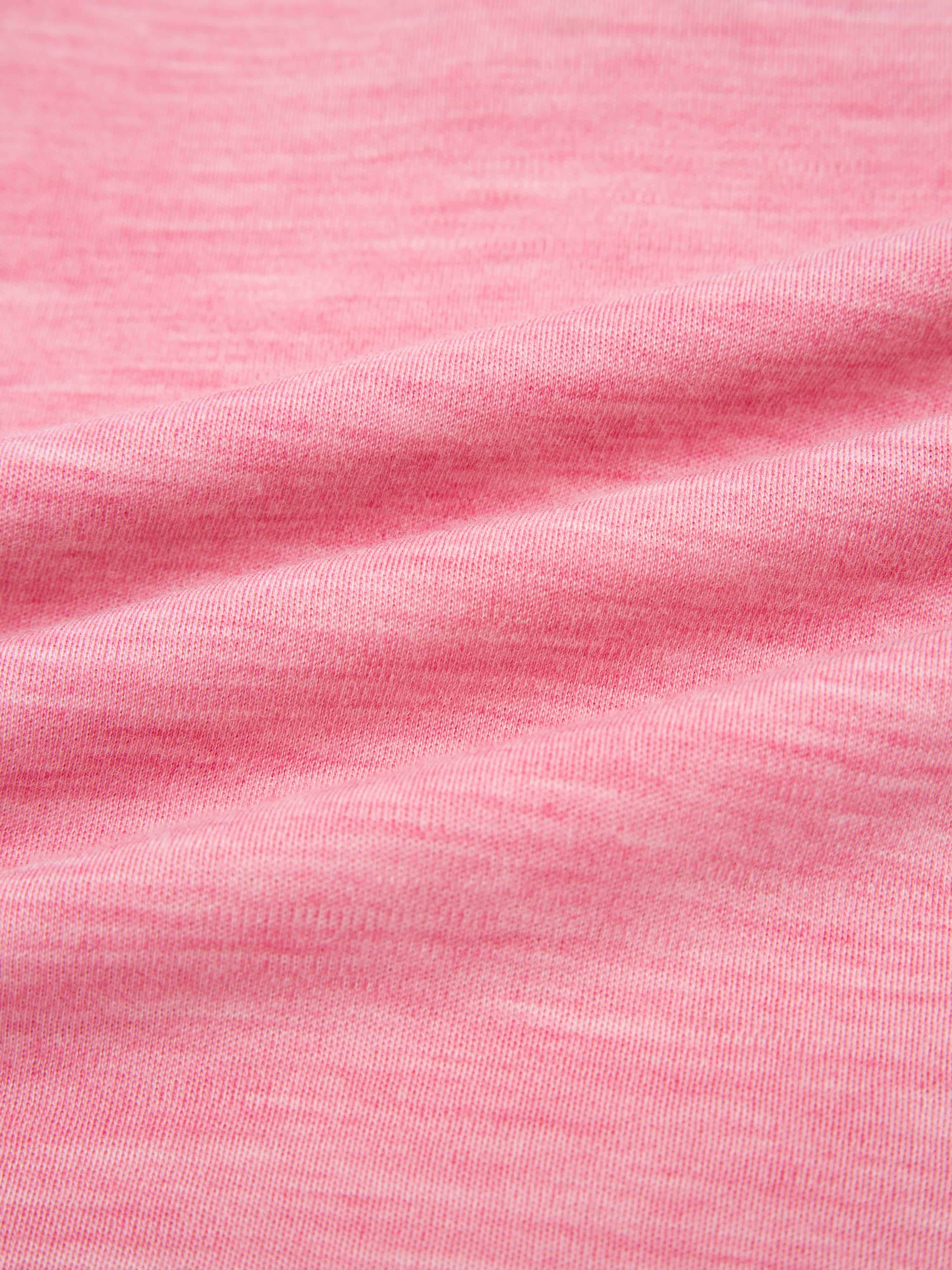 Veslepiggen Merino Half-zip Rose Blush