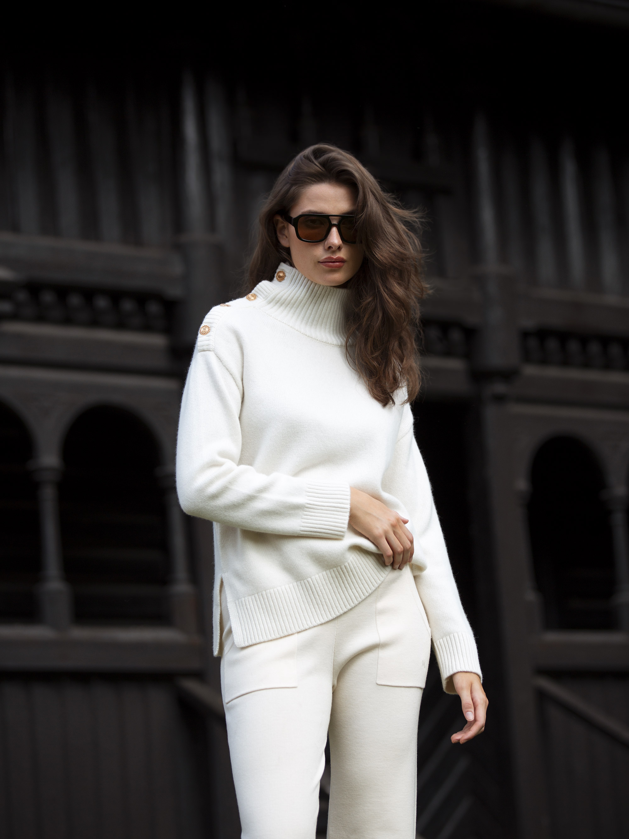 Blåhøi Knitted Sweater Cream
