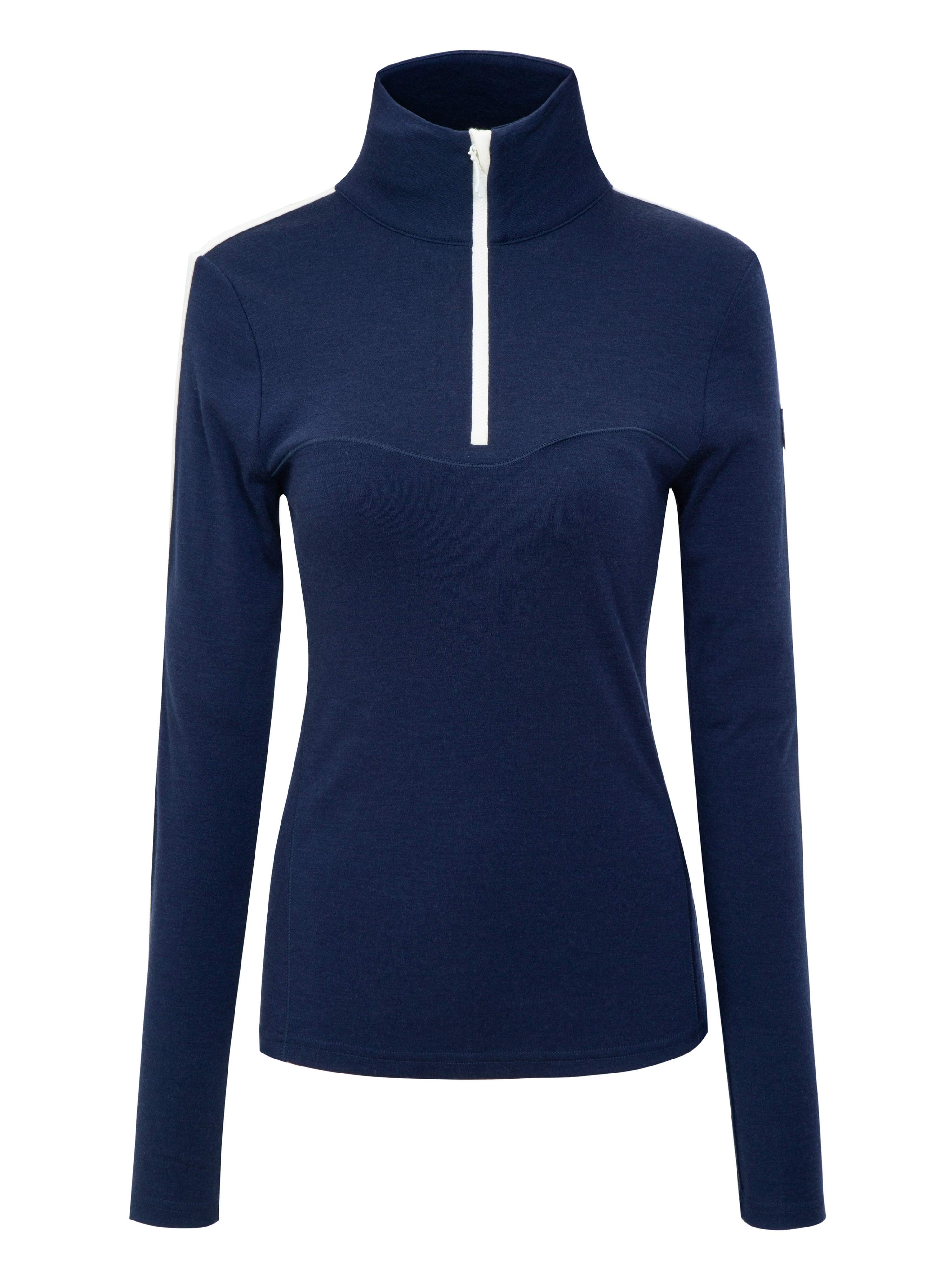 Dagali Merino Base Layer Top Blue Ink