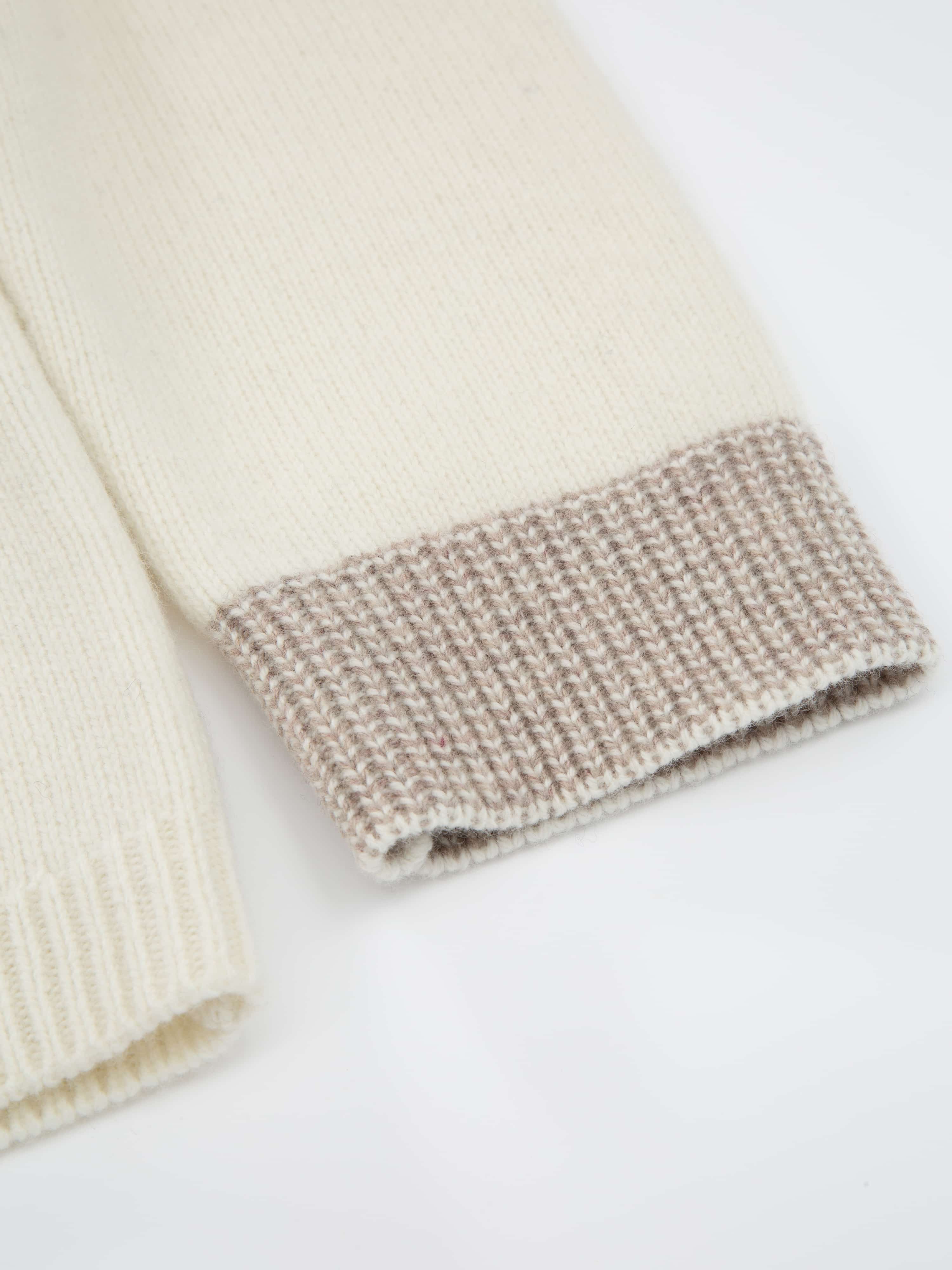 Galdhøpiggen Strikkegenser Cream