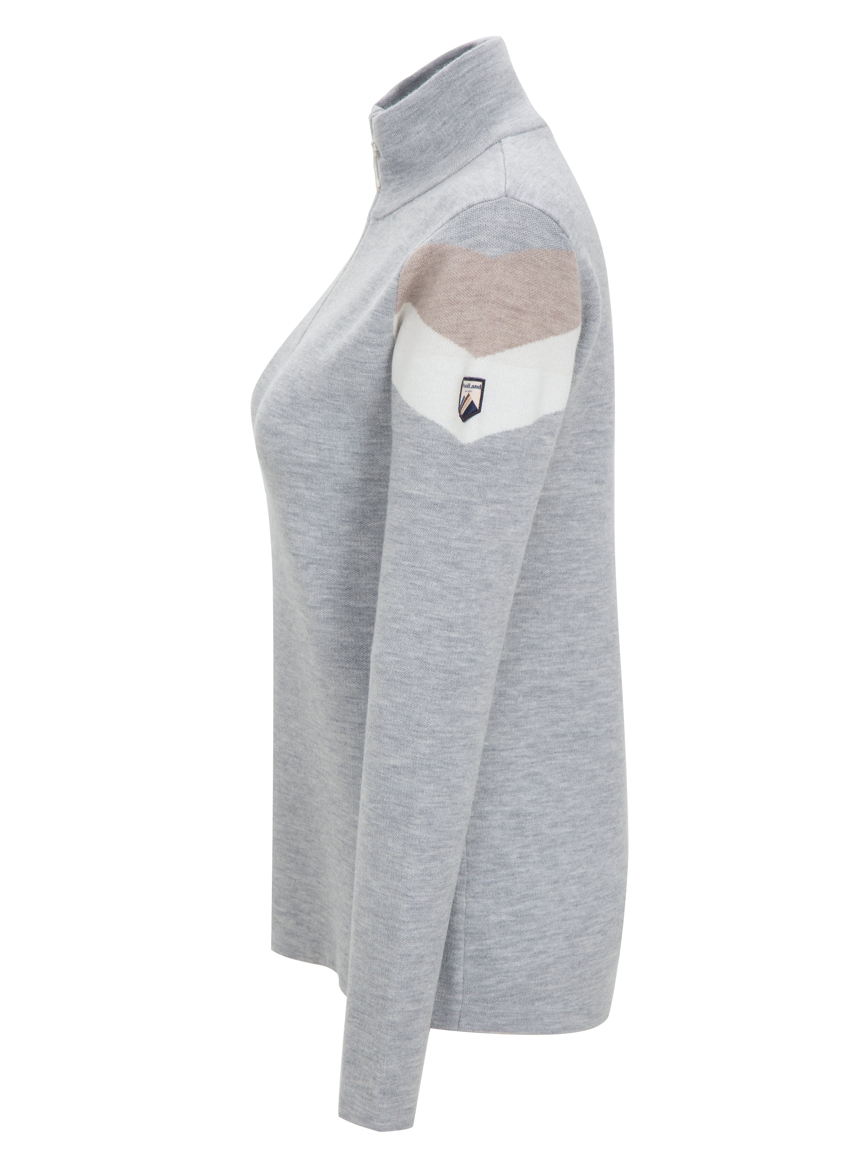 Hemsedal Knitted Sweater Grey Melange