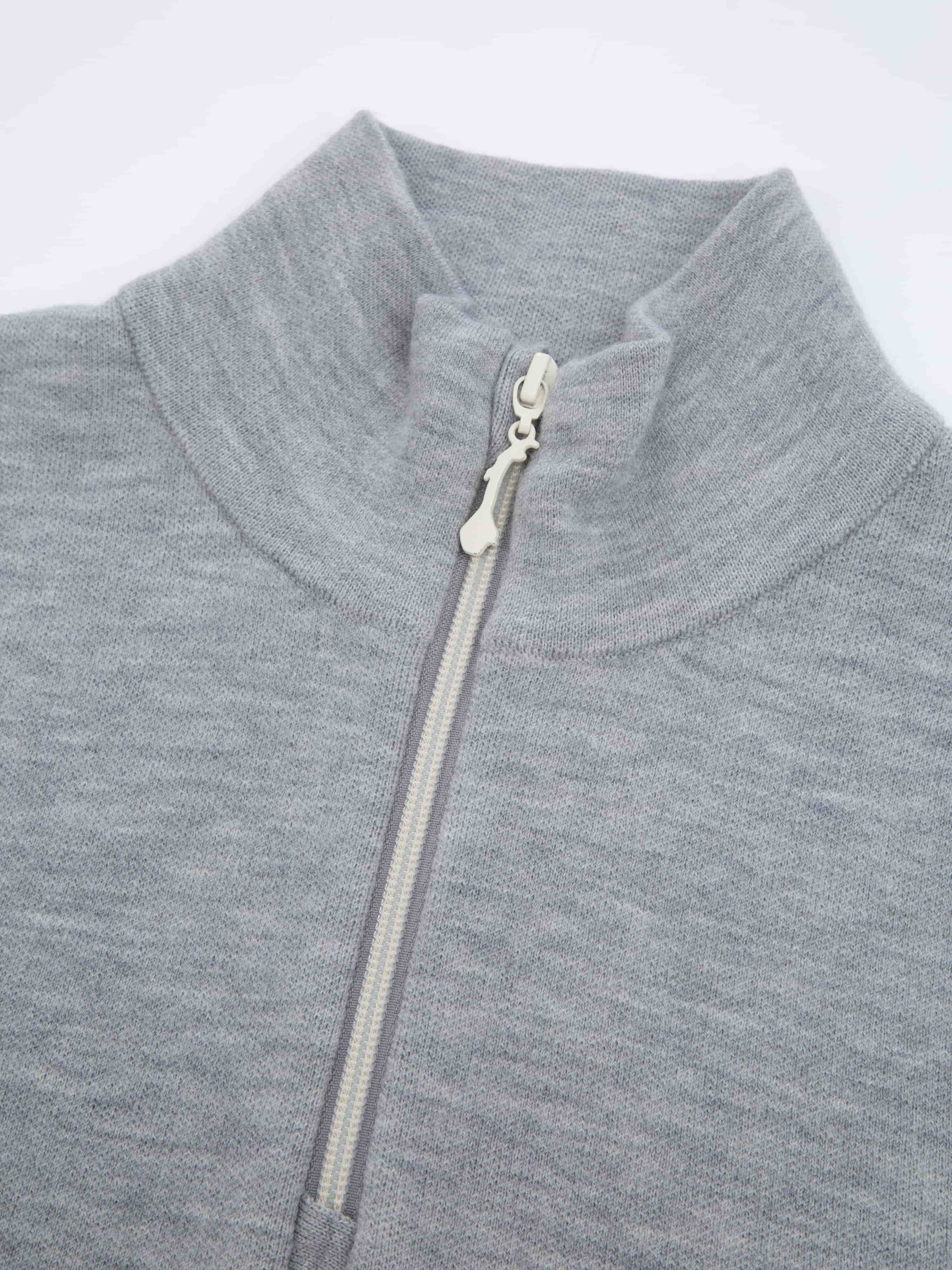 Hemsedal Knitted Sweater Grey Melange