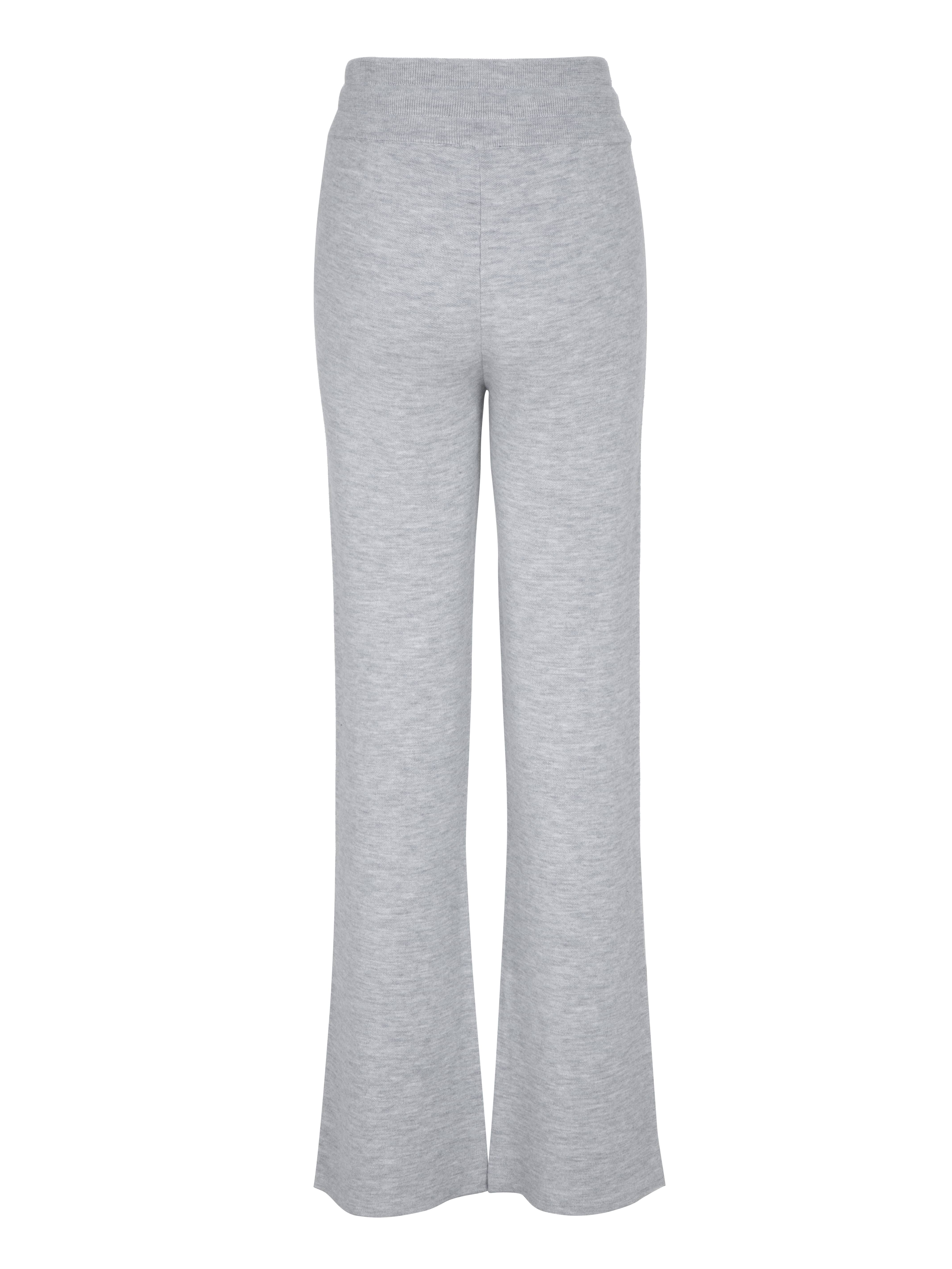 Hemsedal Knitted Pants Grey Melange