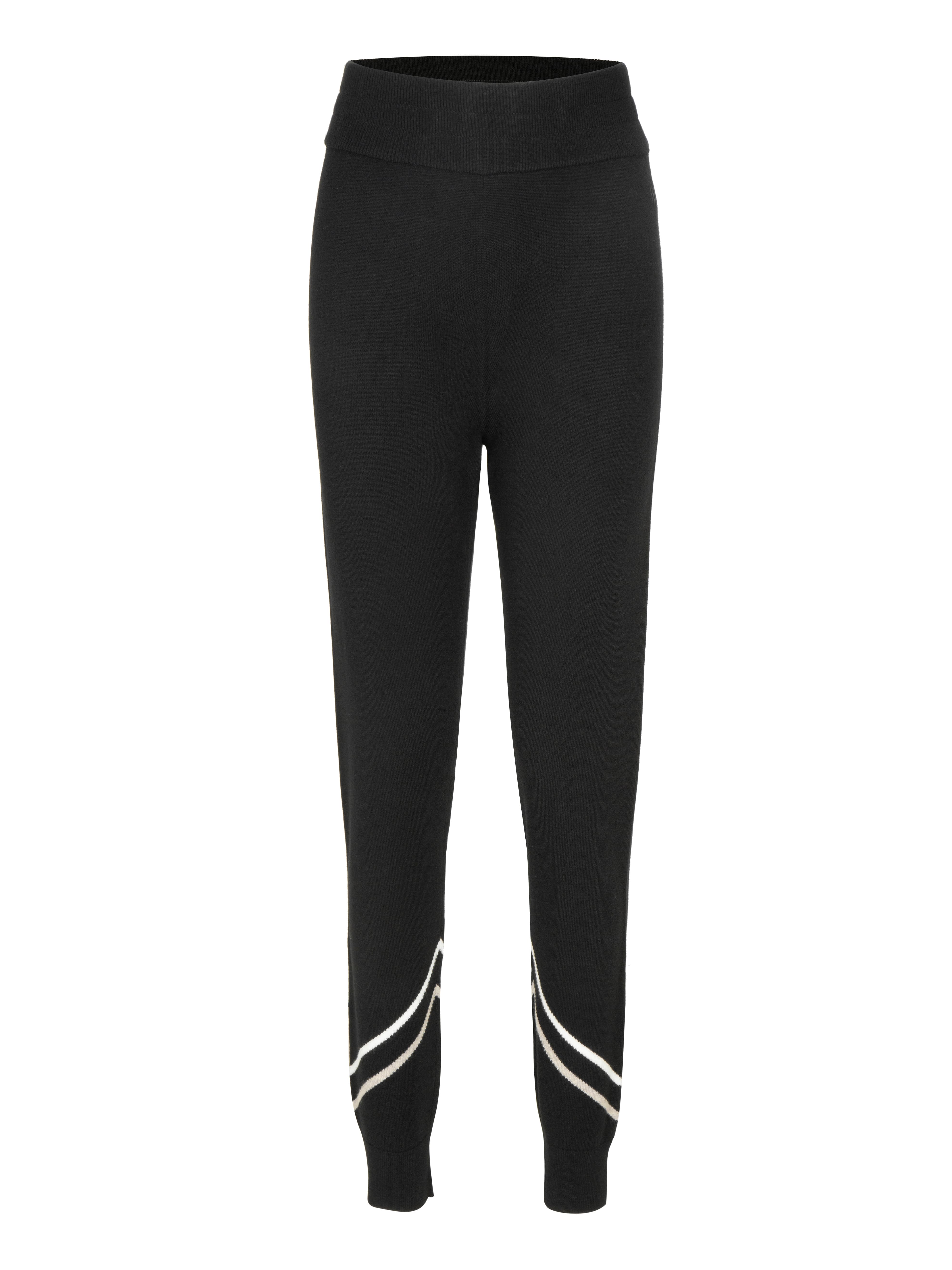Hemsedal Knitted Slim Jogger Woman Black