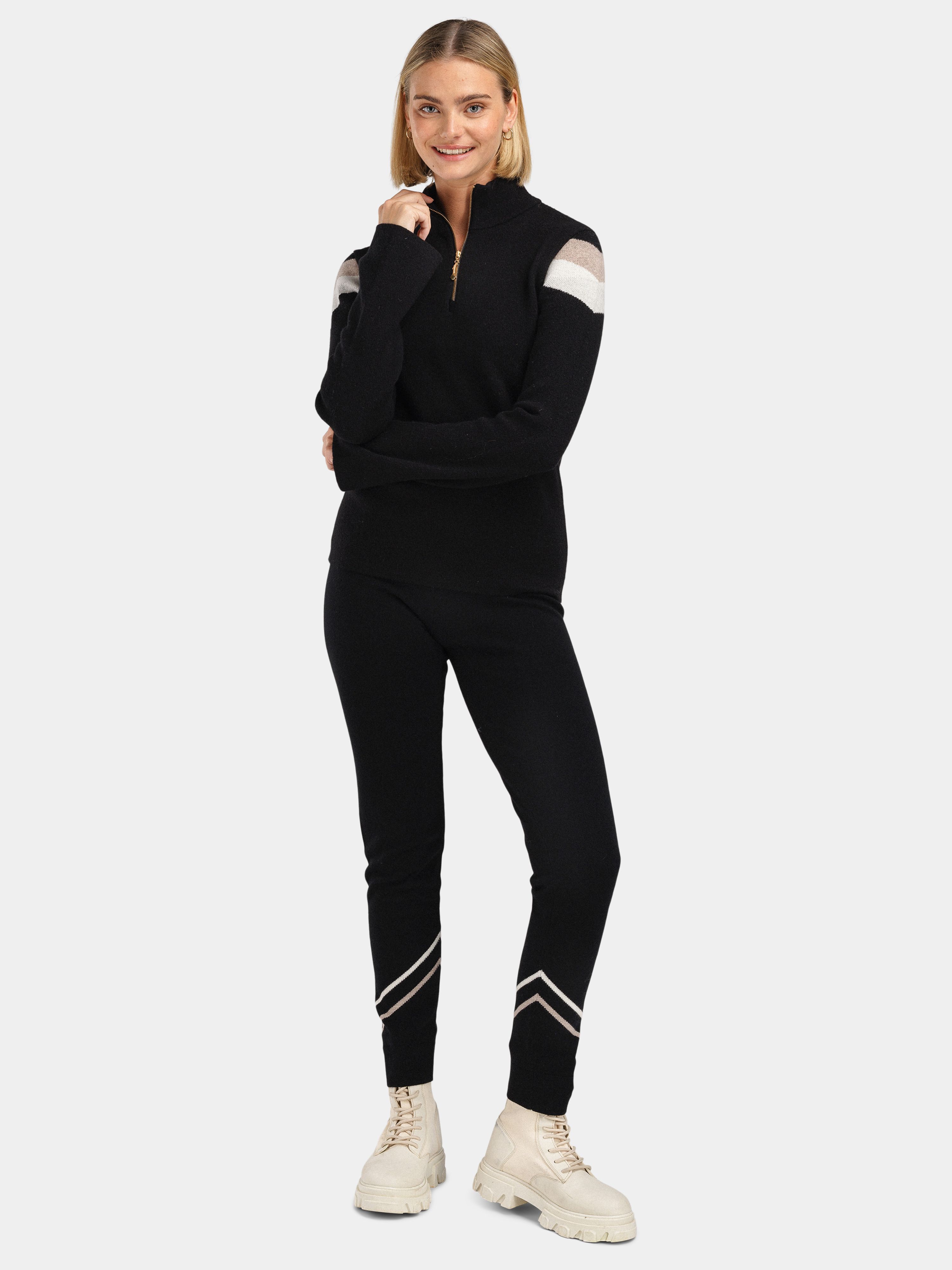 Hemsedal Knitted Slim Jogger Woman Black