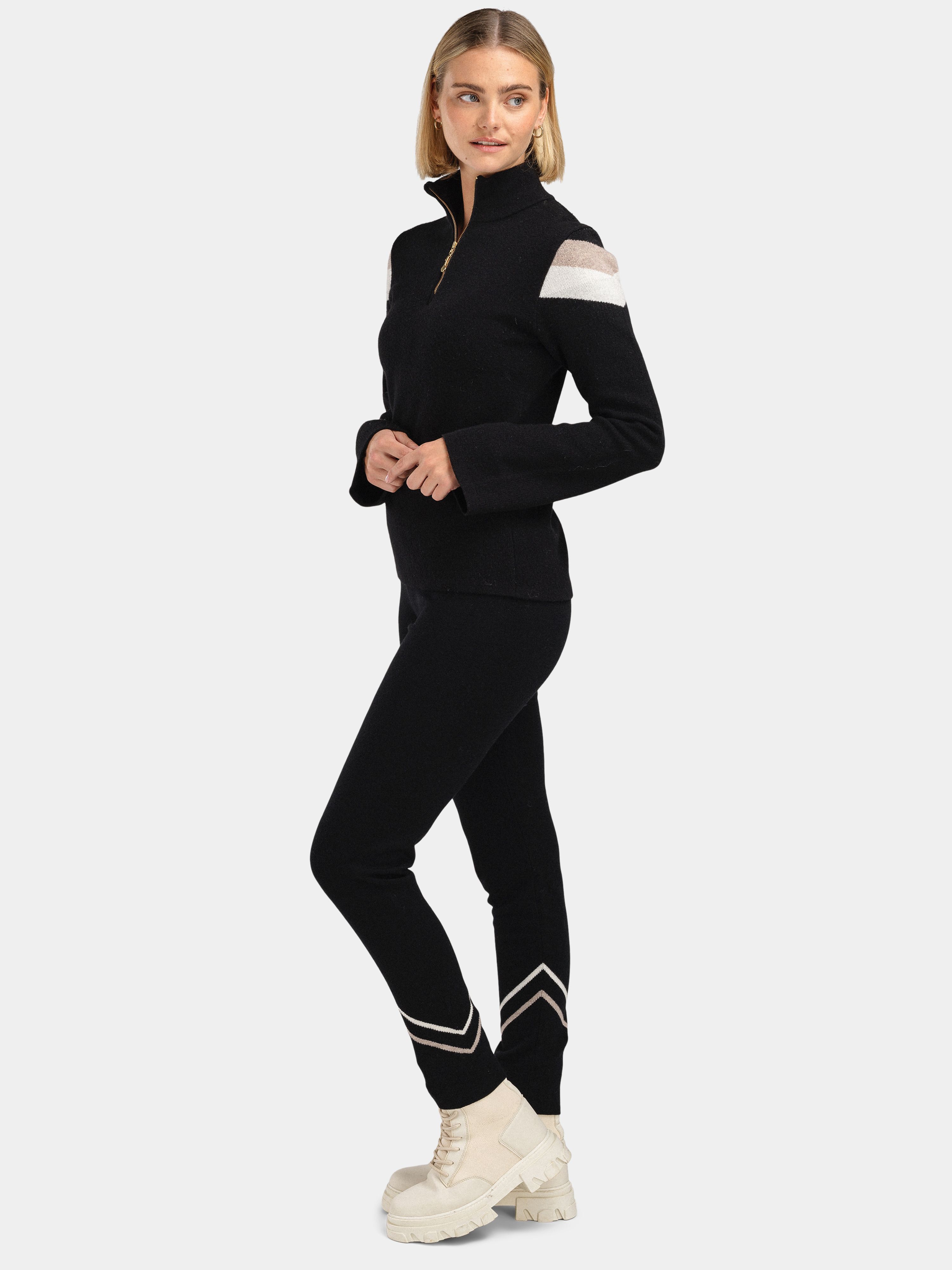 Hemsedal Knitted Slim Jogger Woman Black
