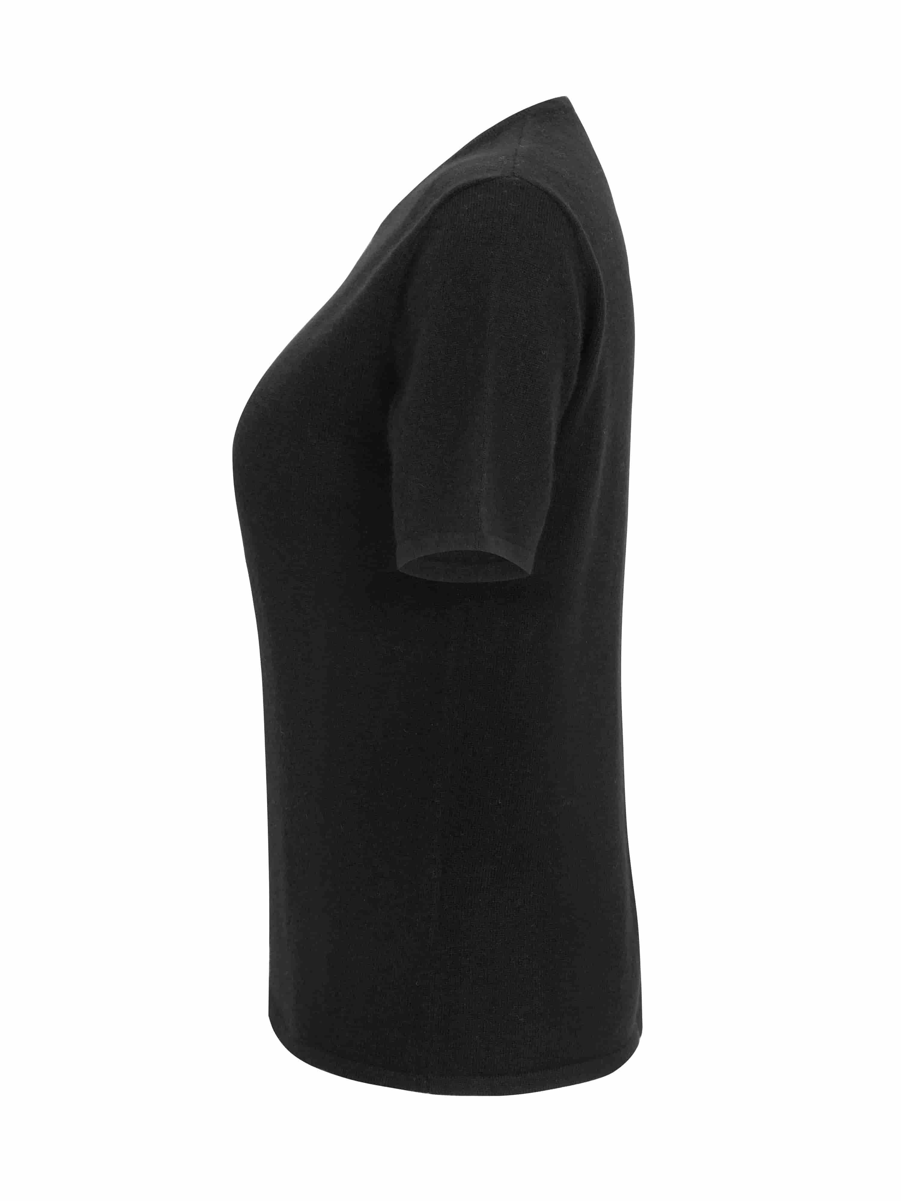 Loftet Cashmere T-Shirt Black