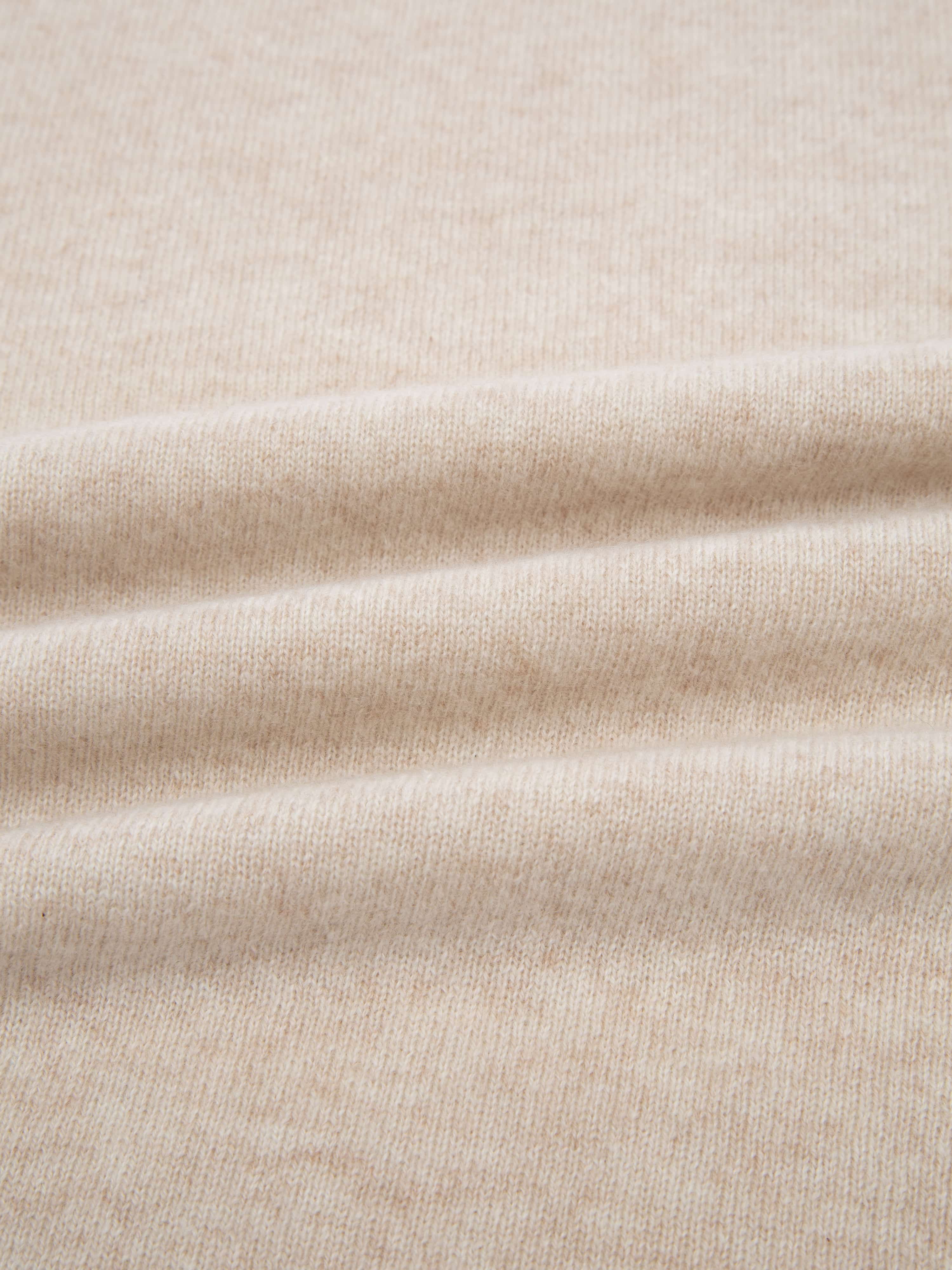 Loftet Cashmere T-Shirt Light Sand Melange