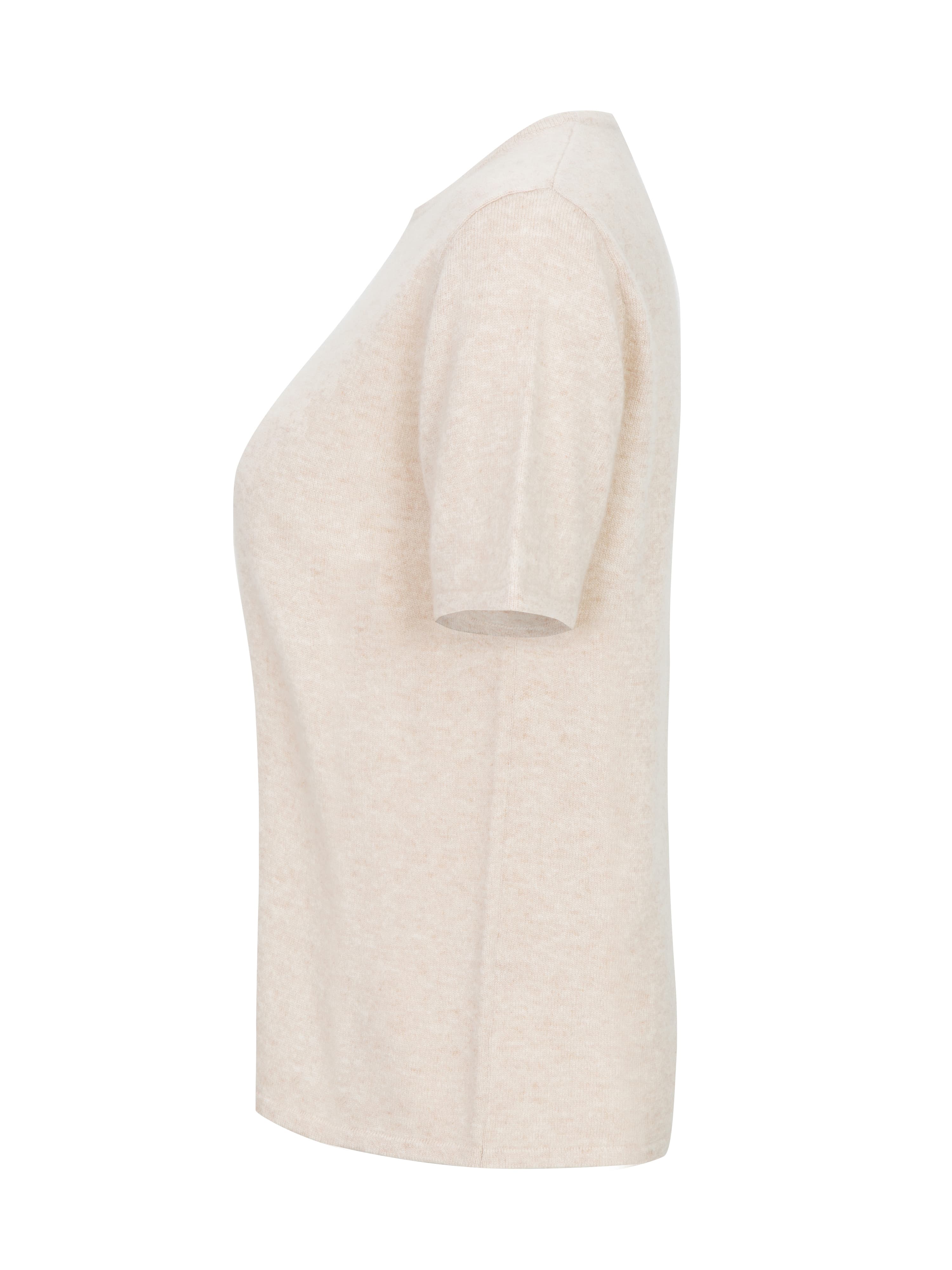 Loftet Cashmere T-Shirt Light Sand Melange