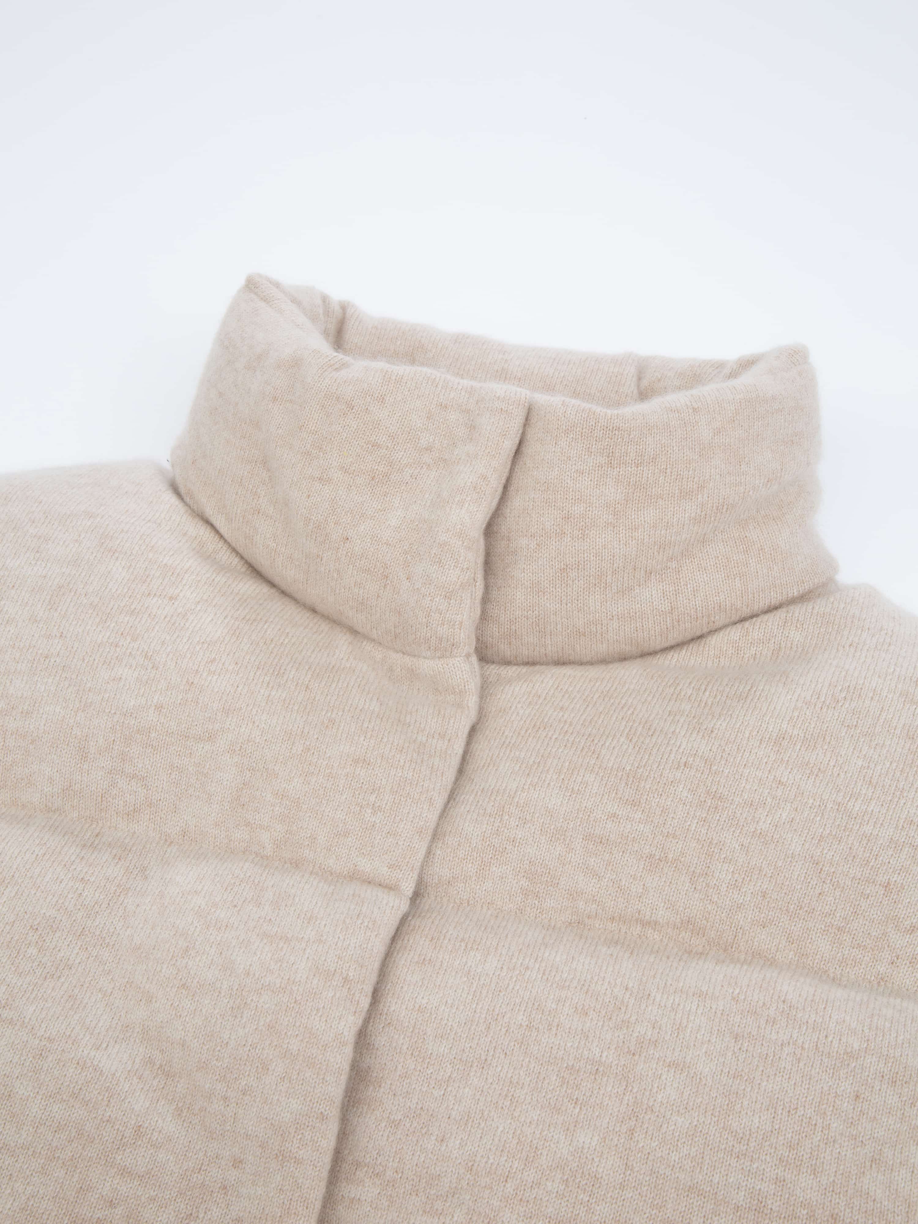 Loftet Cashmere Vest Light Sand Melange