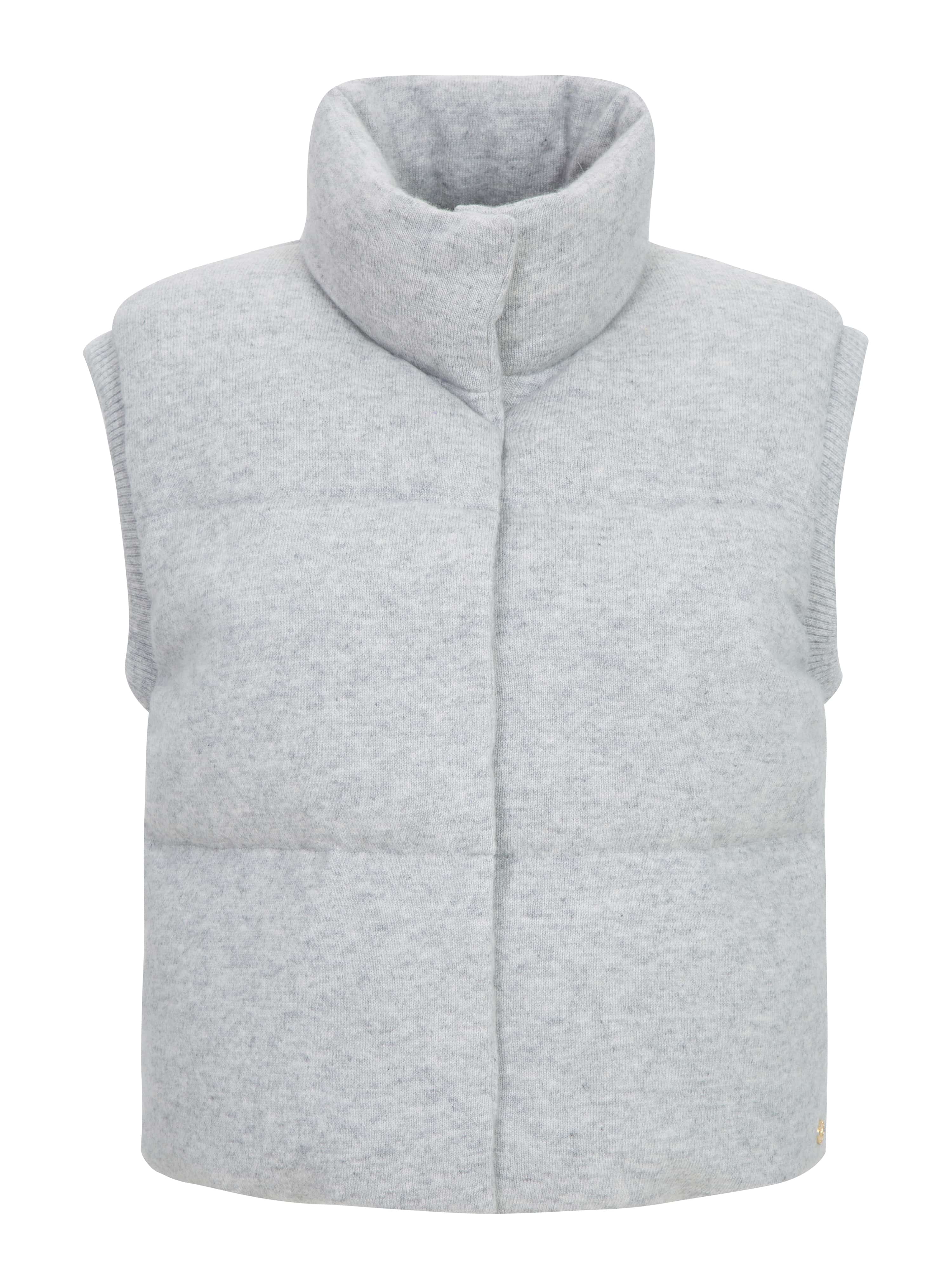 Loftet Cashmere Vest Grey Melange