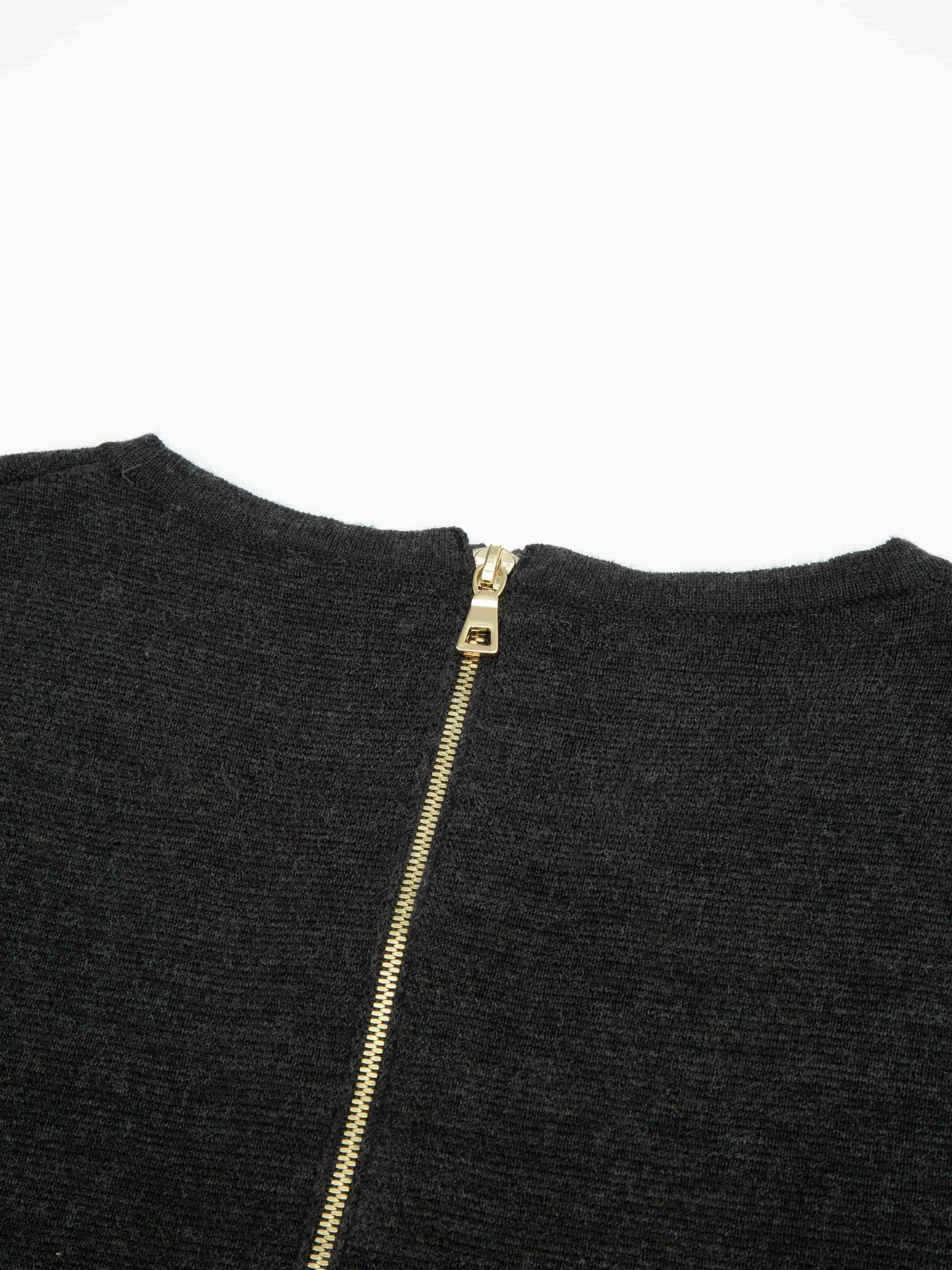 Moltinden Wool Dress Charcoal grey