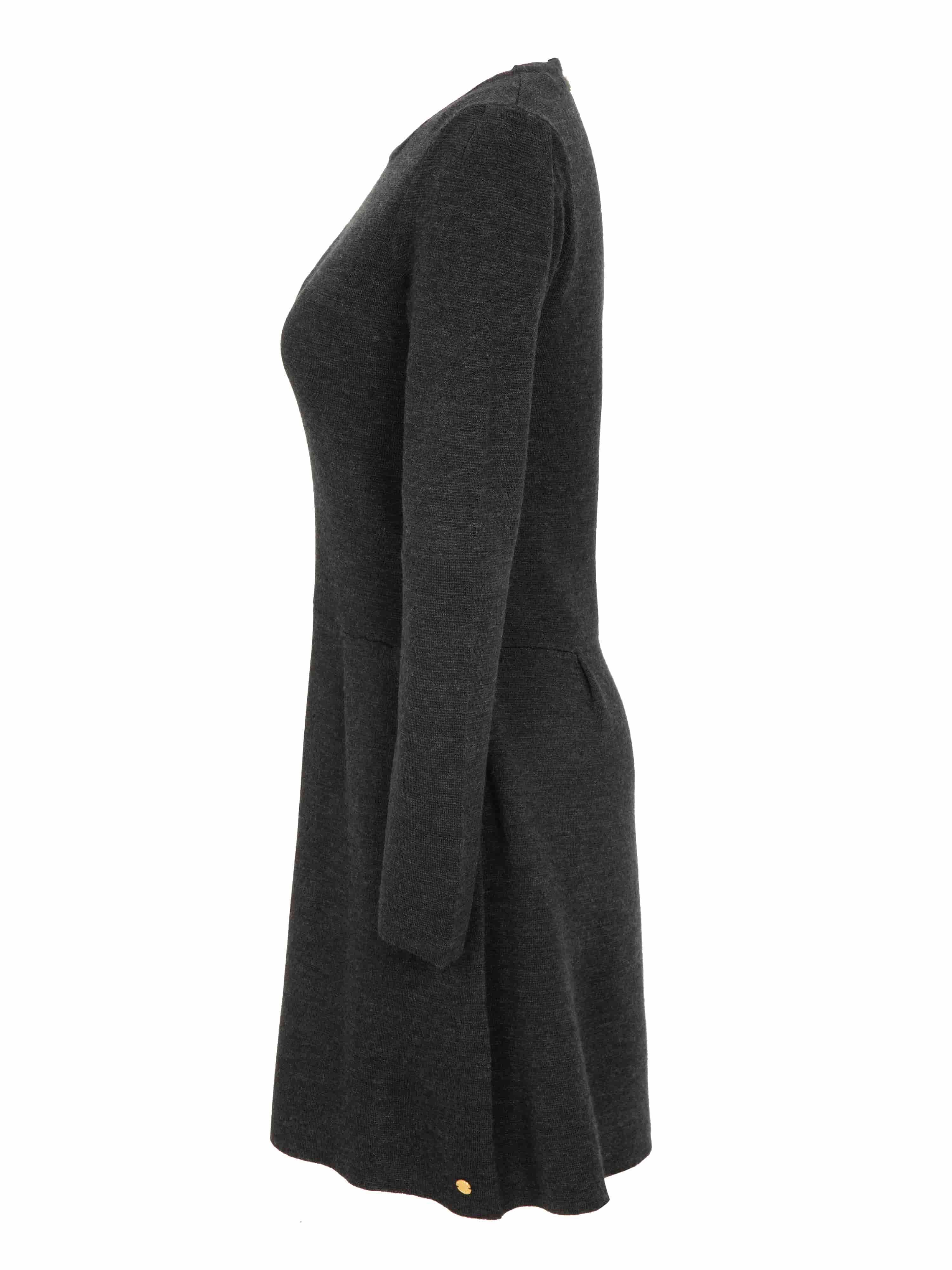 Moltinden Wool Dress Charcoal grey