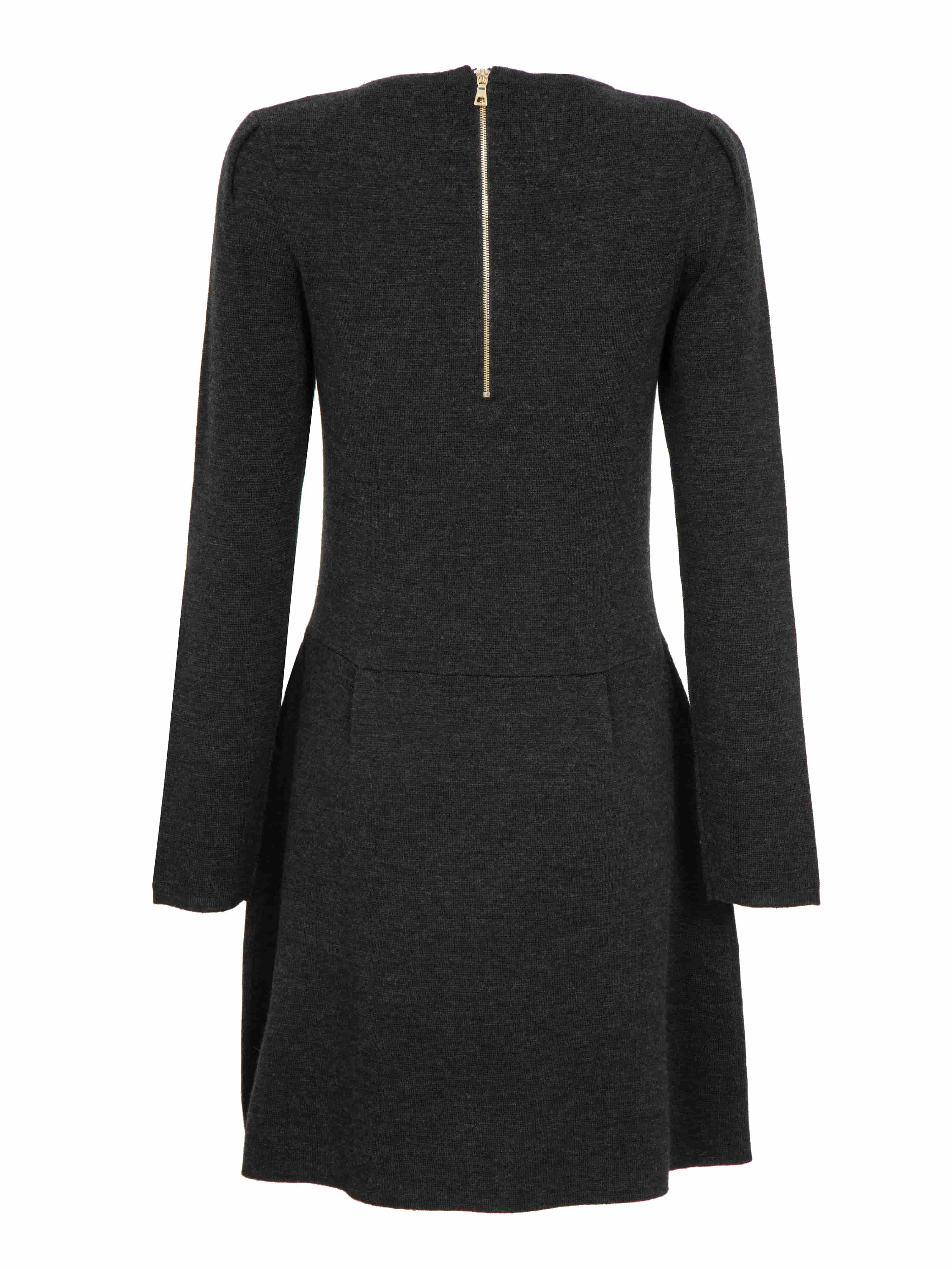 Moltinden Wool Dress Charcoal grey