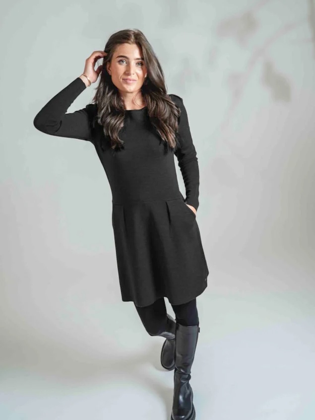 Moltinden Wool Dress Charcoal grey