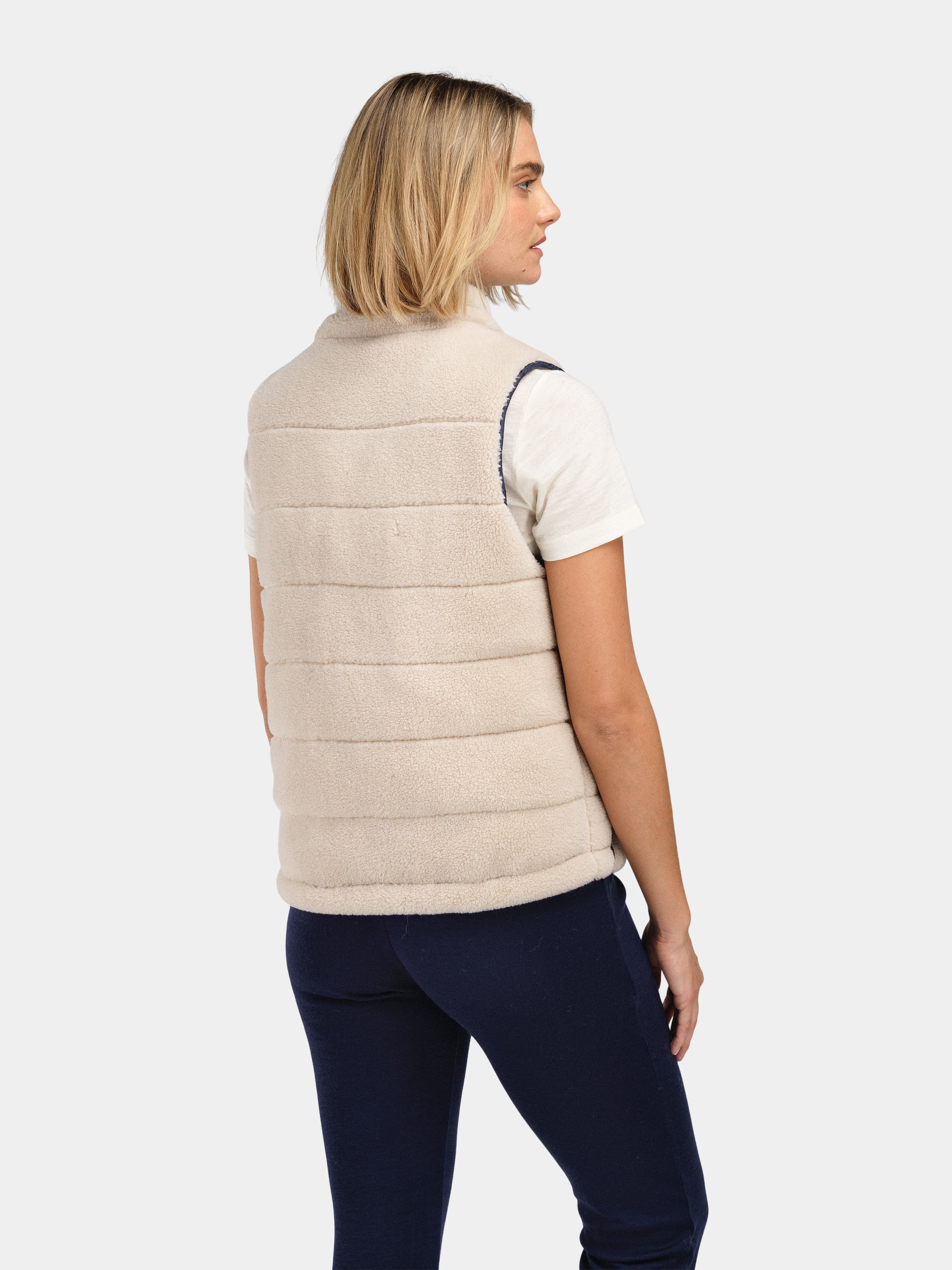 Nusfjord Fleece Vest  Sheep