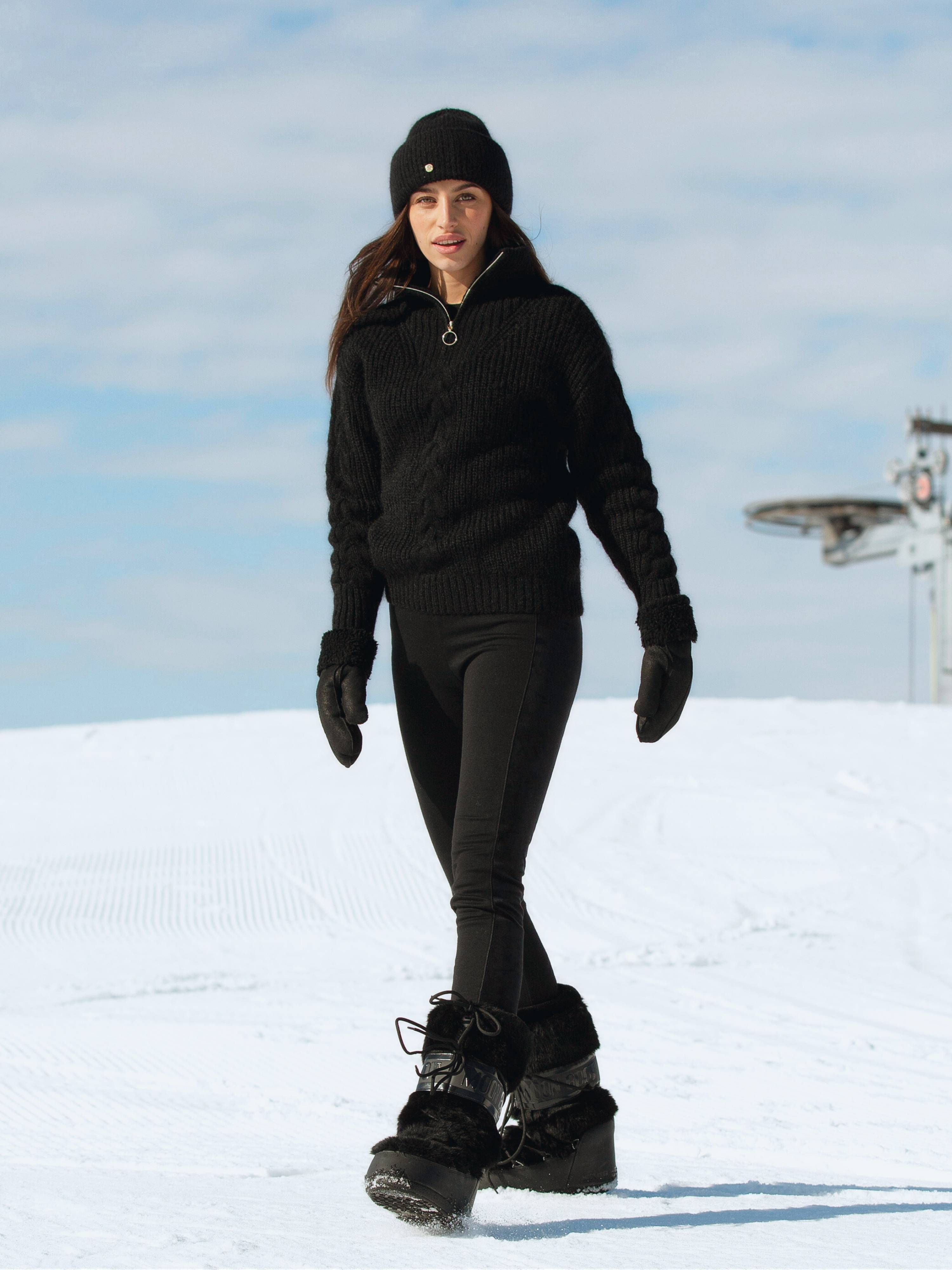 Olden Knitted Sweater  Black