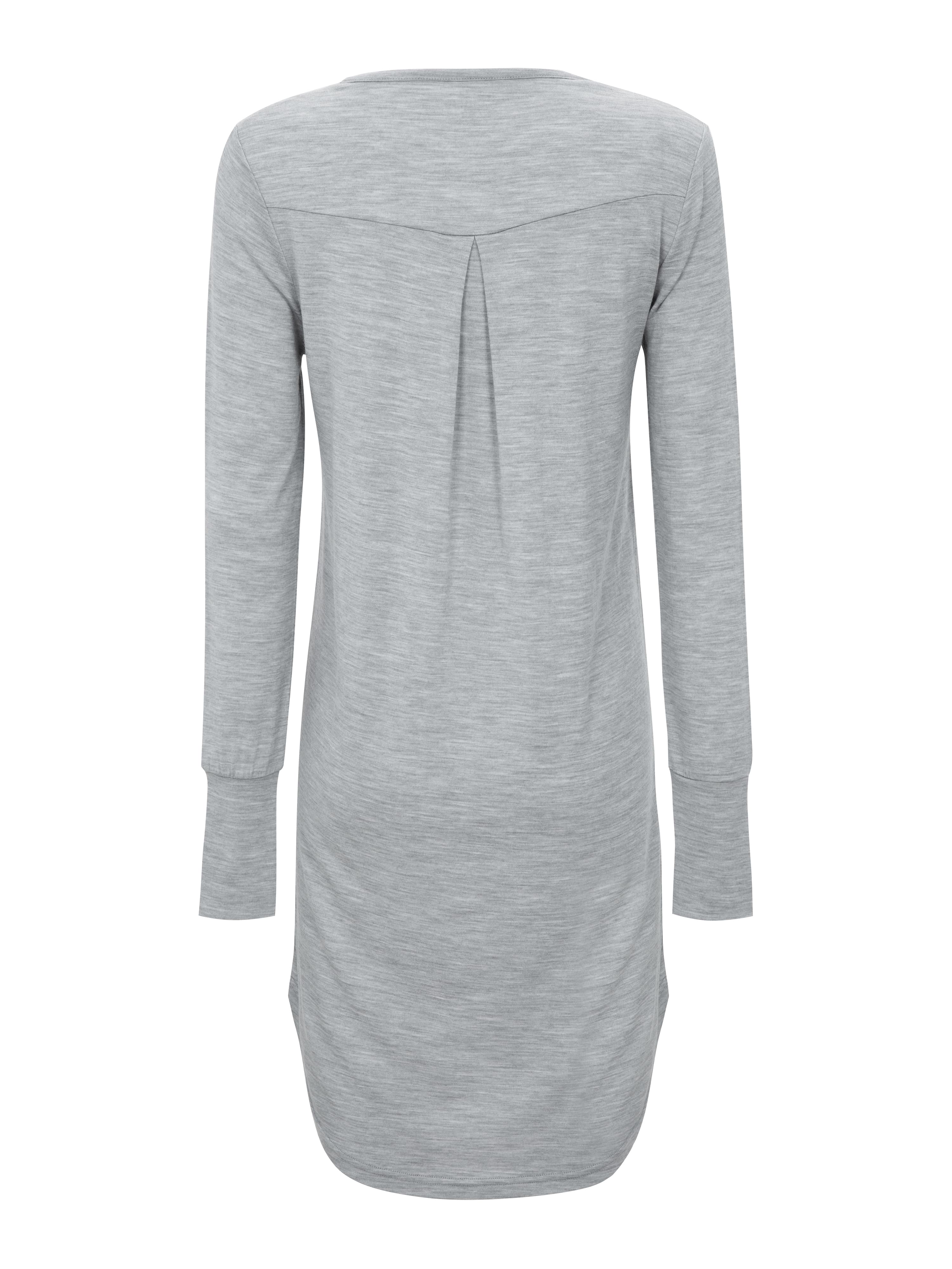 Puttegga Merino Night Gown Grey Melange