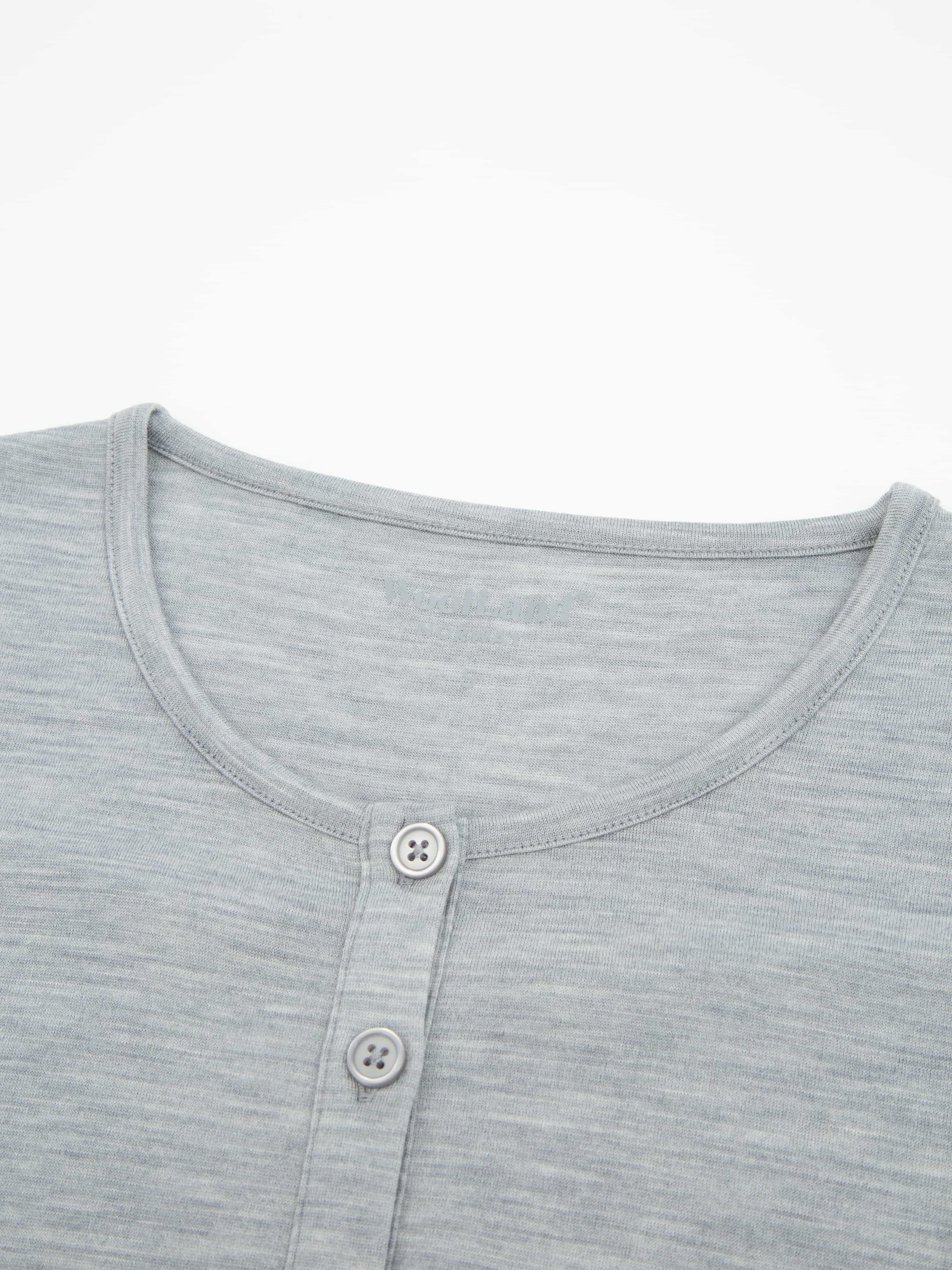 Puttegga Merino Night Gown Grey Melange