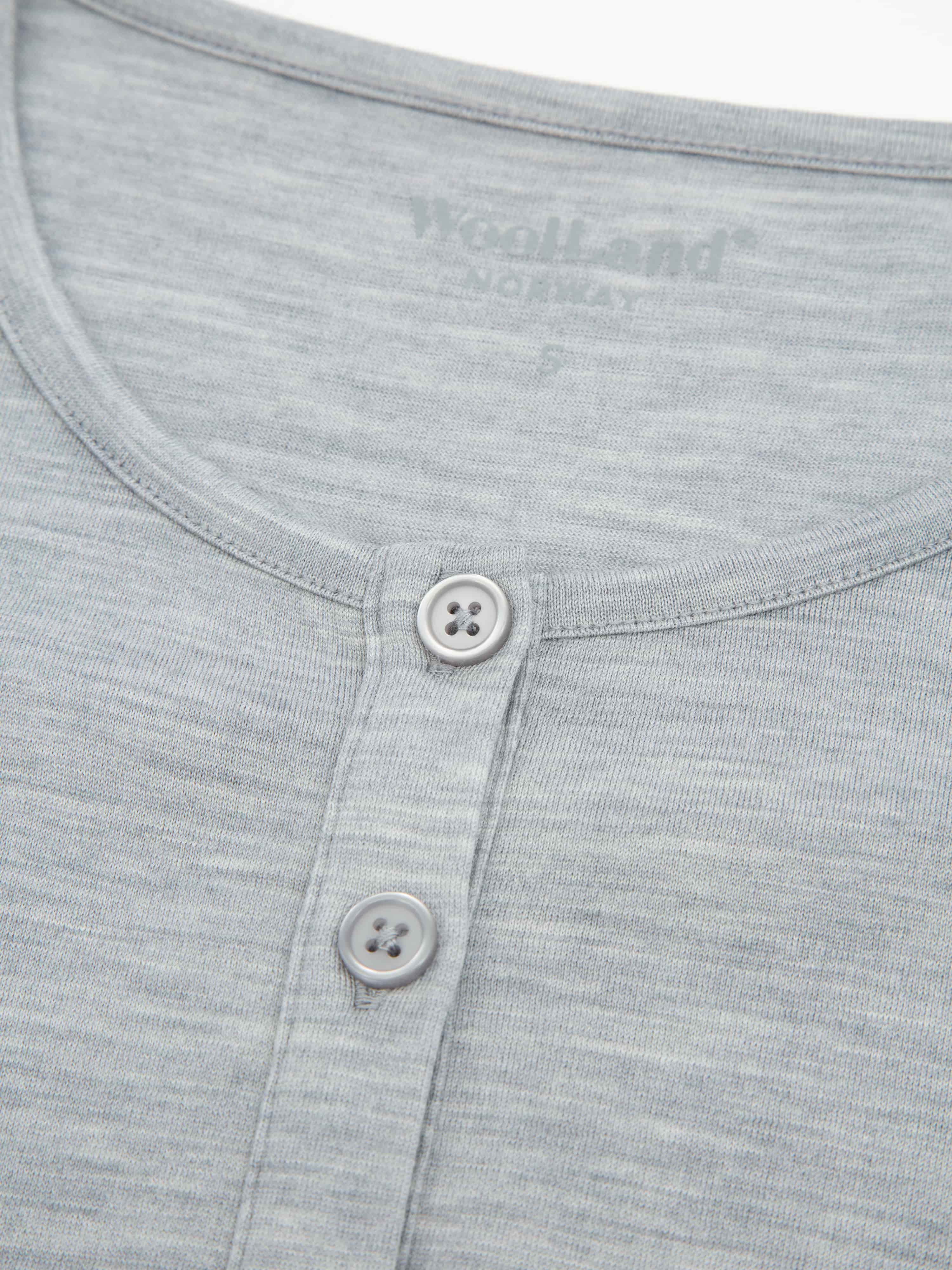 Puttegga Merino Night Gown Grey Melange