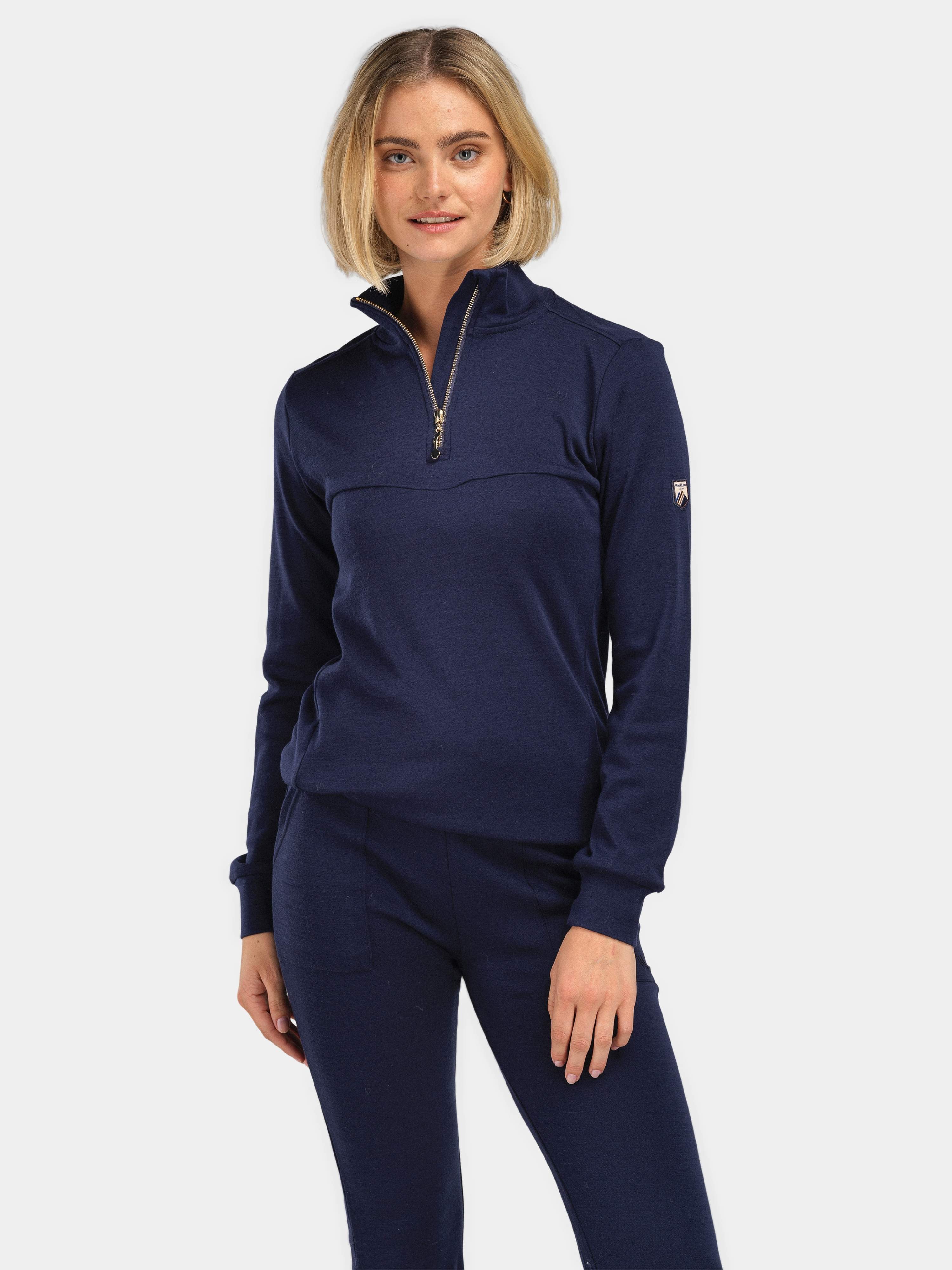 Romsdalshorn Merino Flare Pants Blue Ink