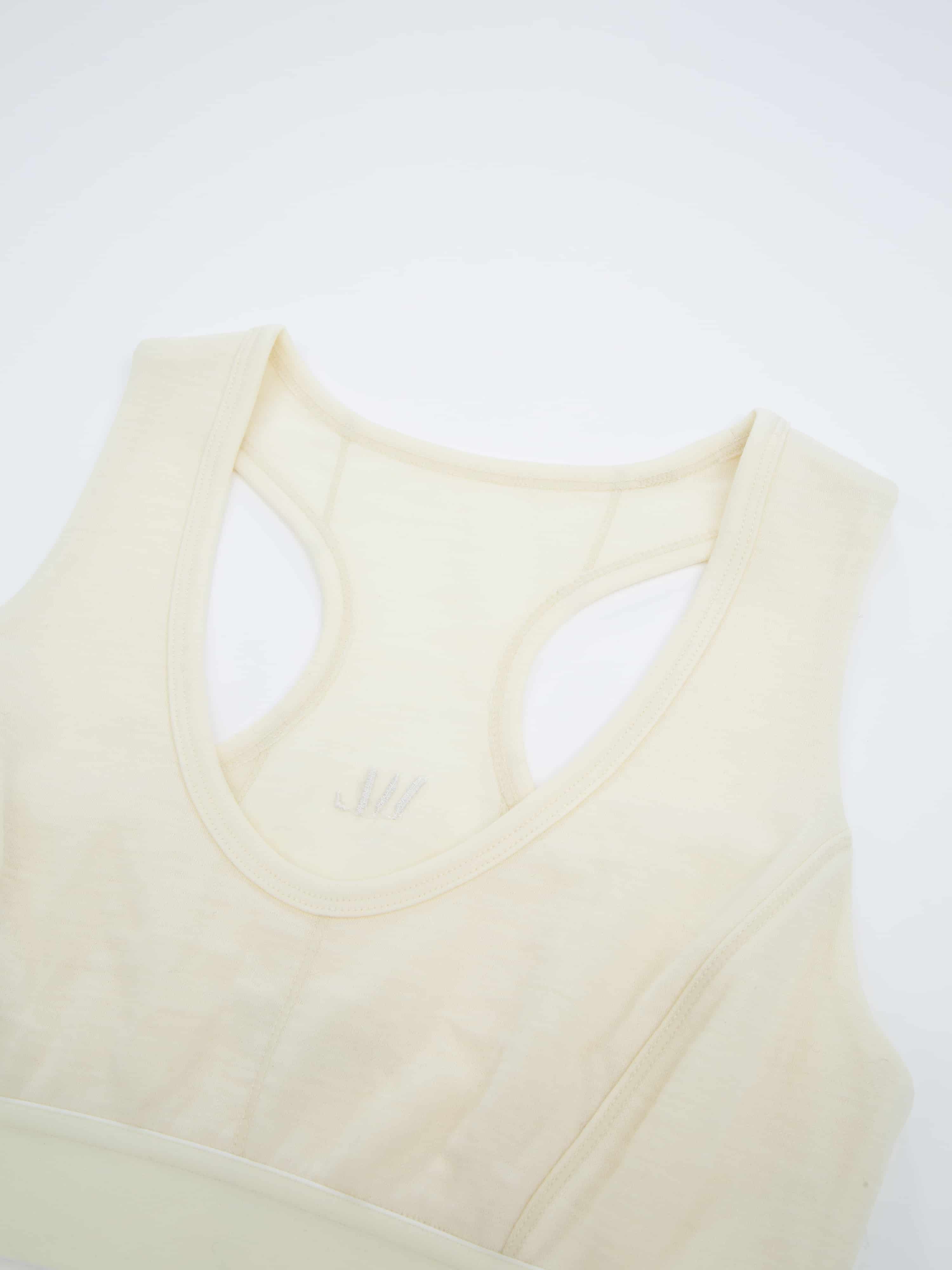 Sandfjellet Merino Bra White