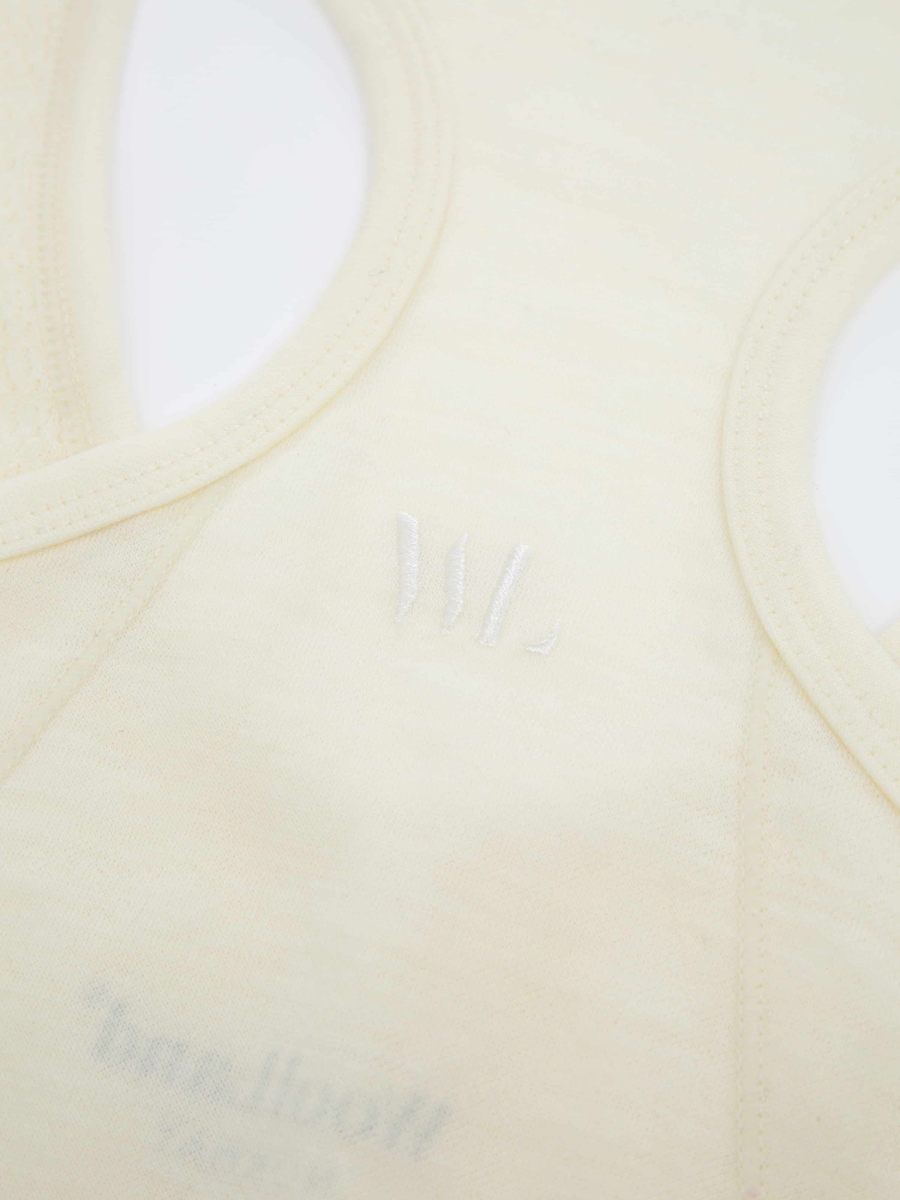 Sandfjellet Merino Bra White