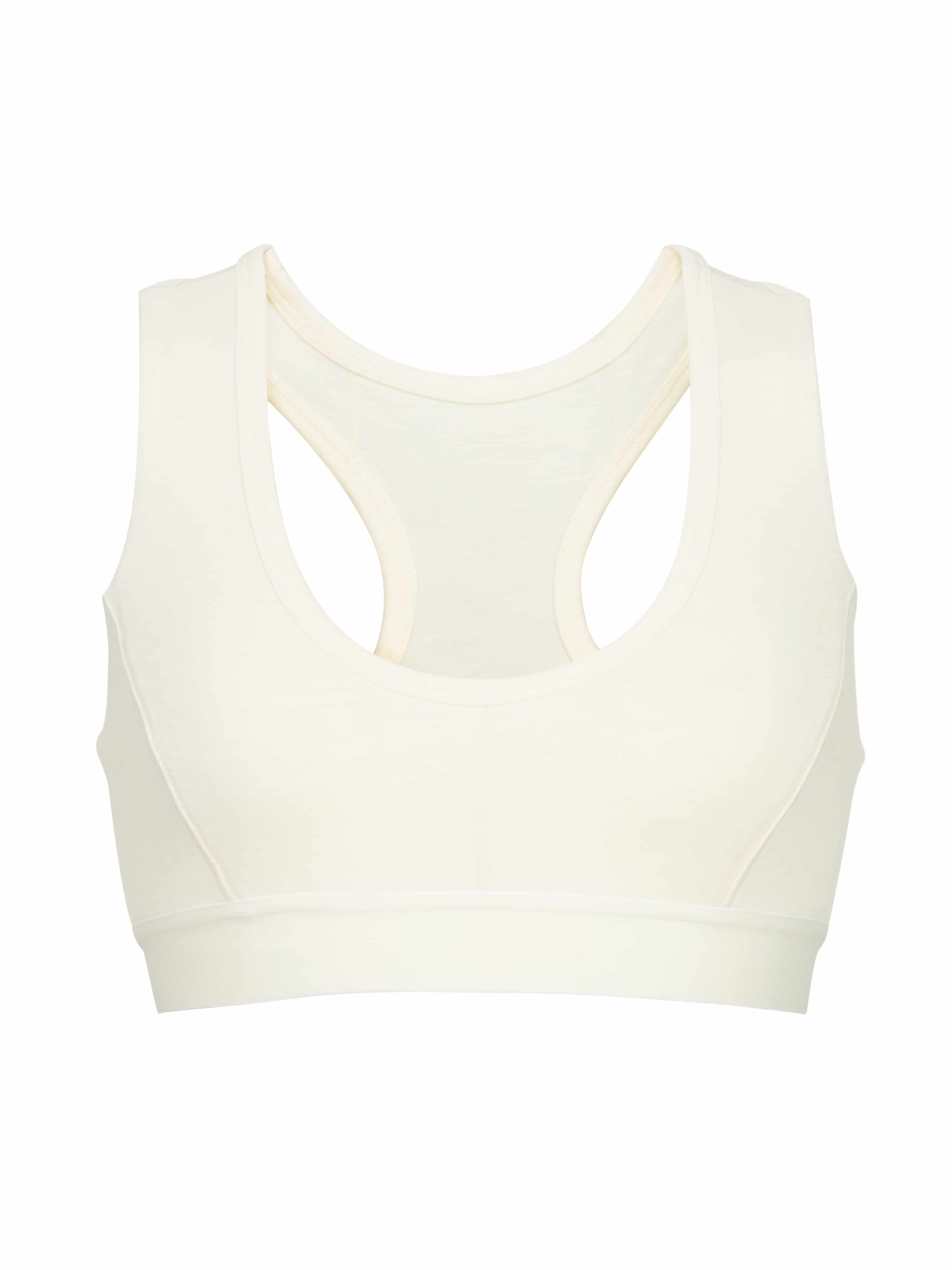 Sandfjellet Merino Bra White
