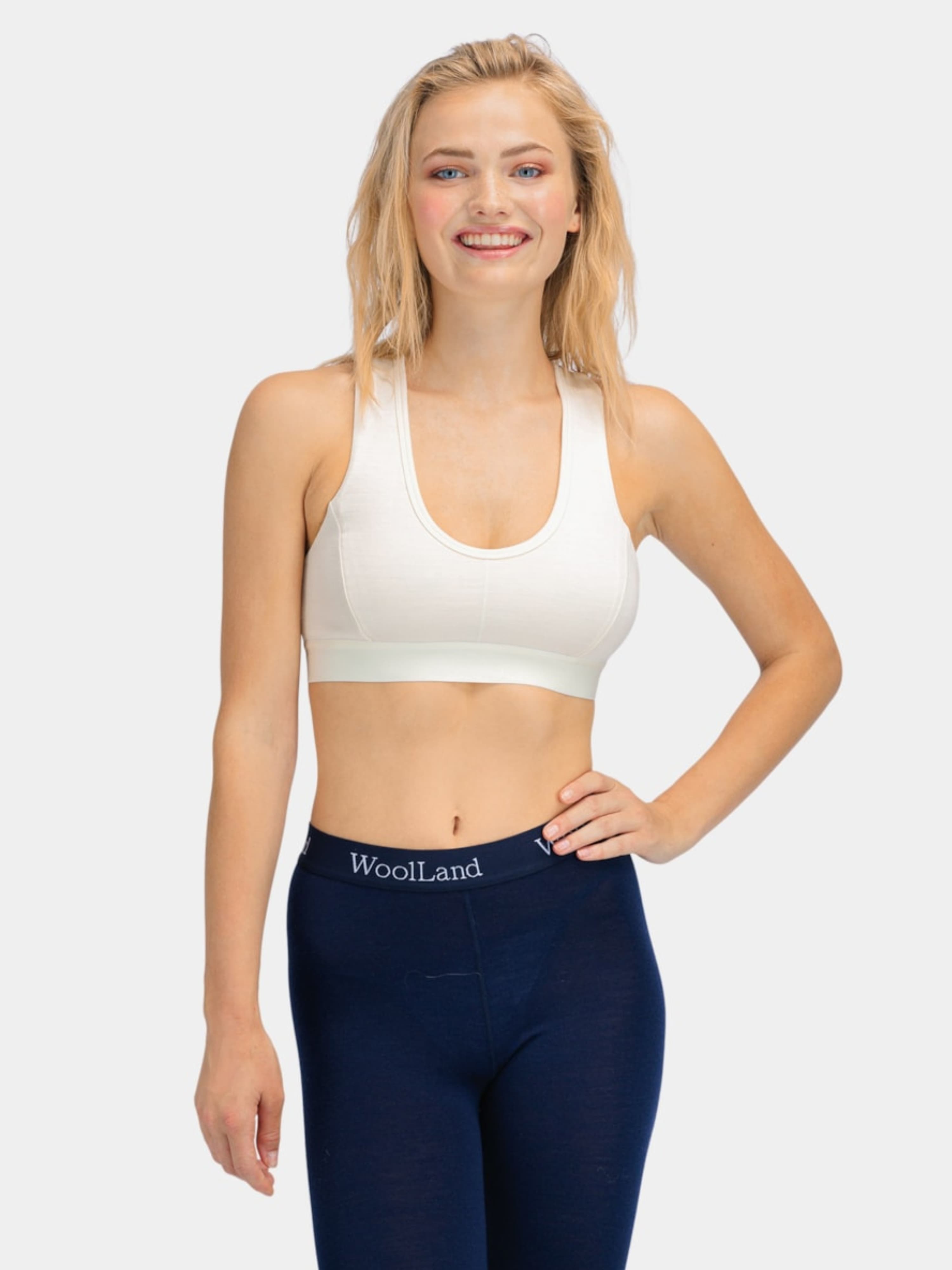 Sandfjellet Merino Bra White