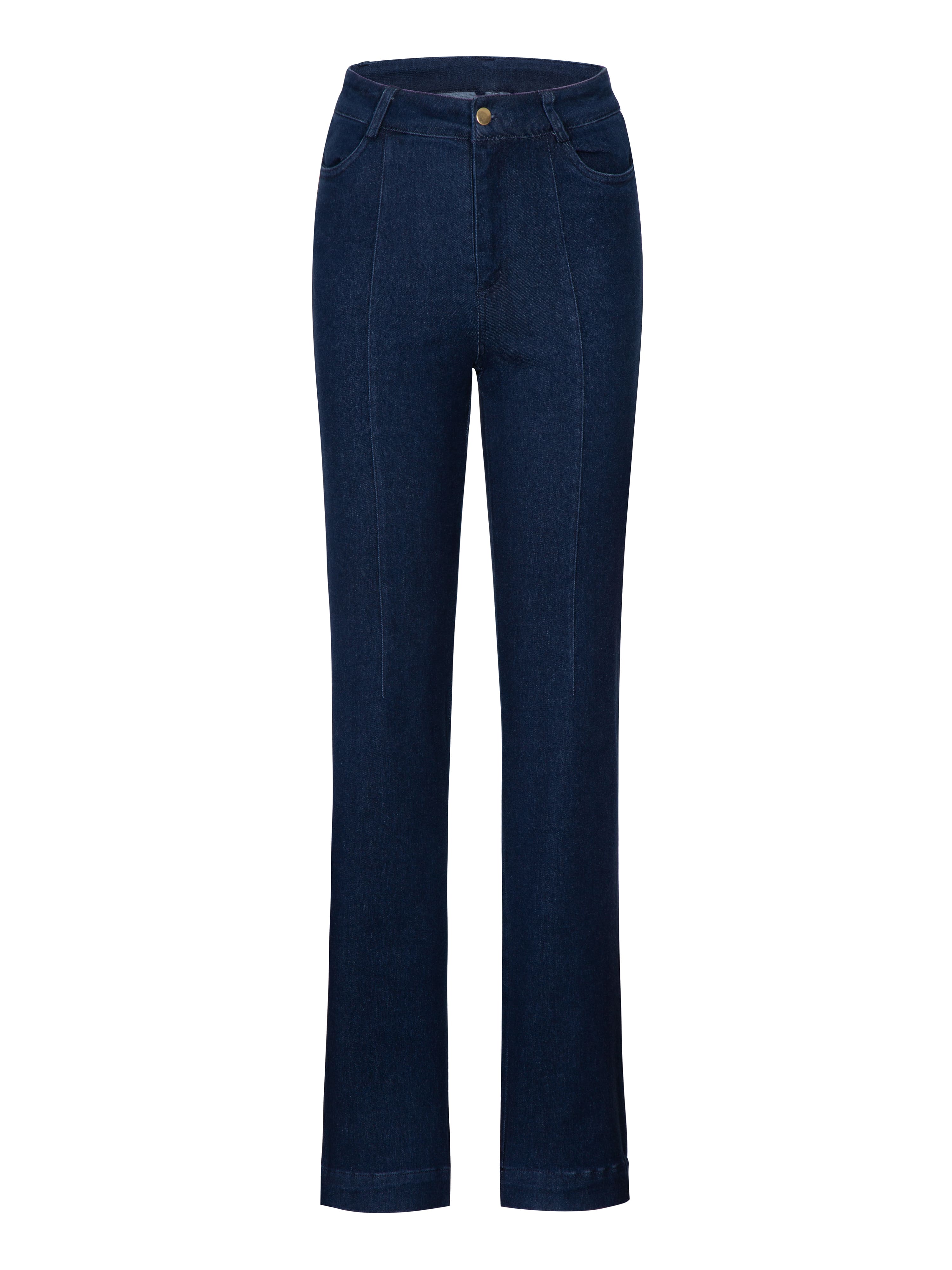 Senja Wool Jeans Dark Blue