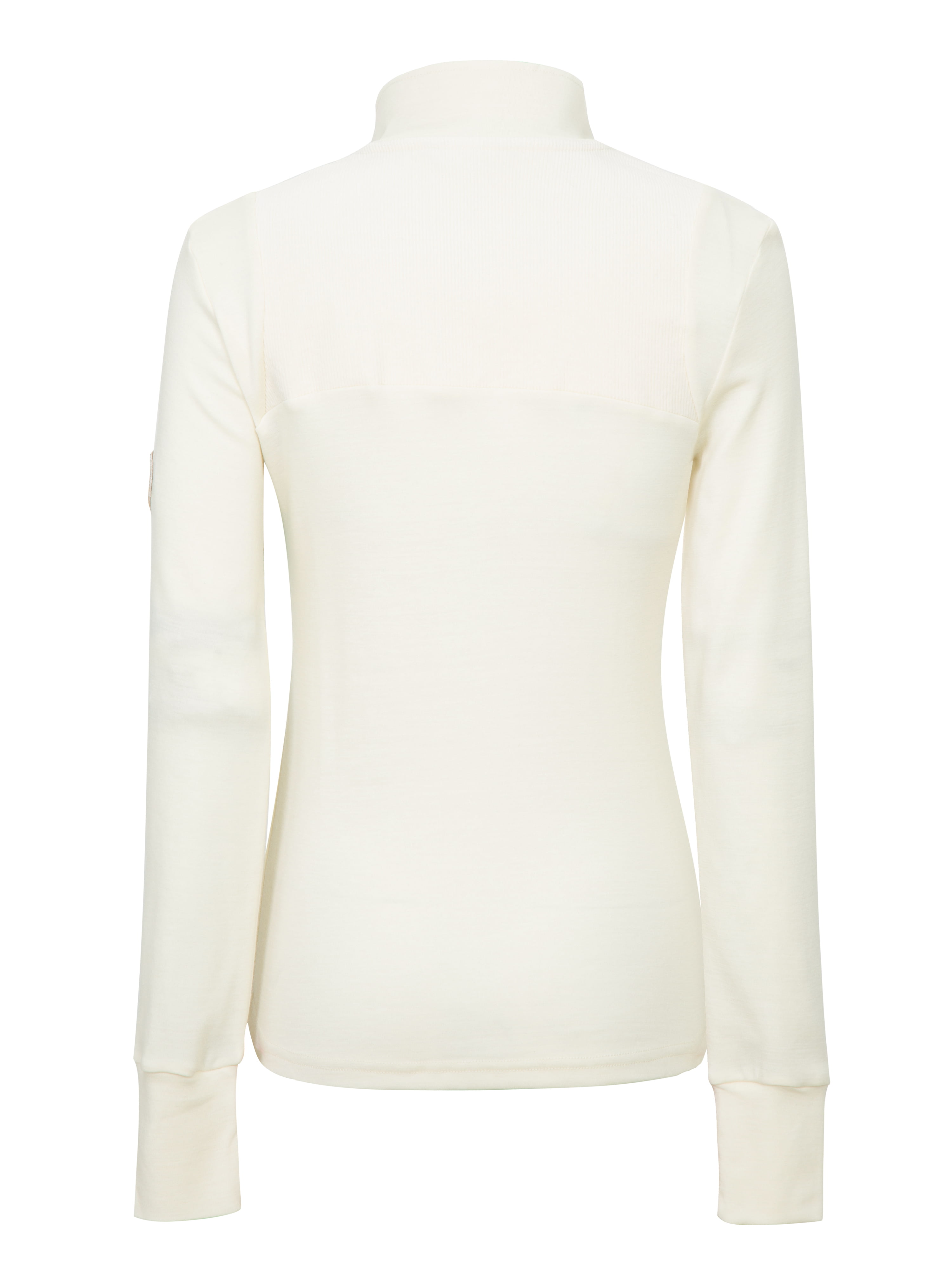 Sirdal Merino Half-zip White Swan
