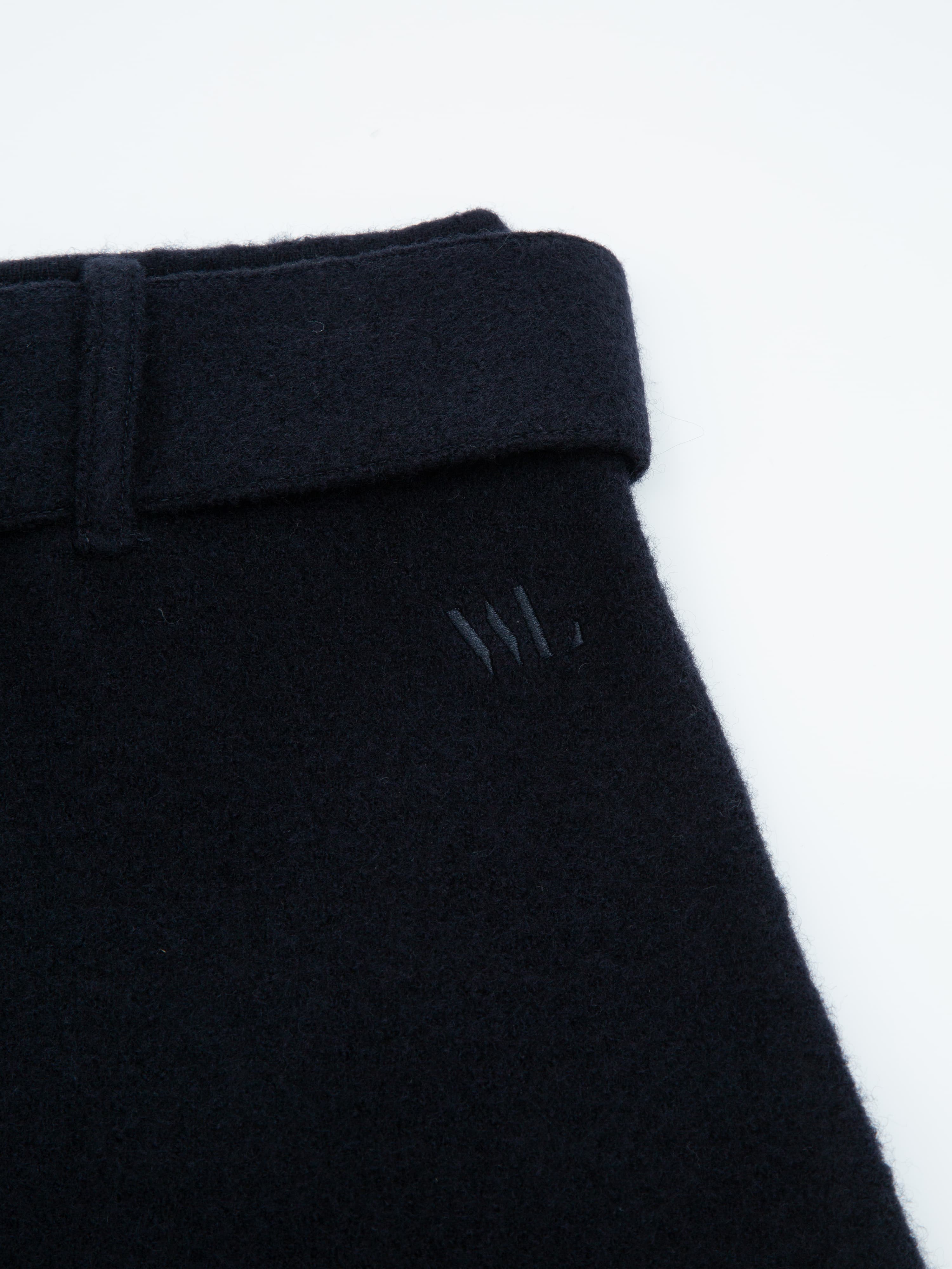 Slettmarkpiggen Buclé Skjørt Dark Blue