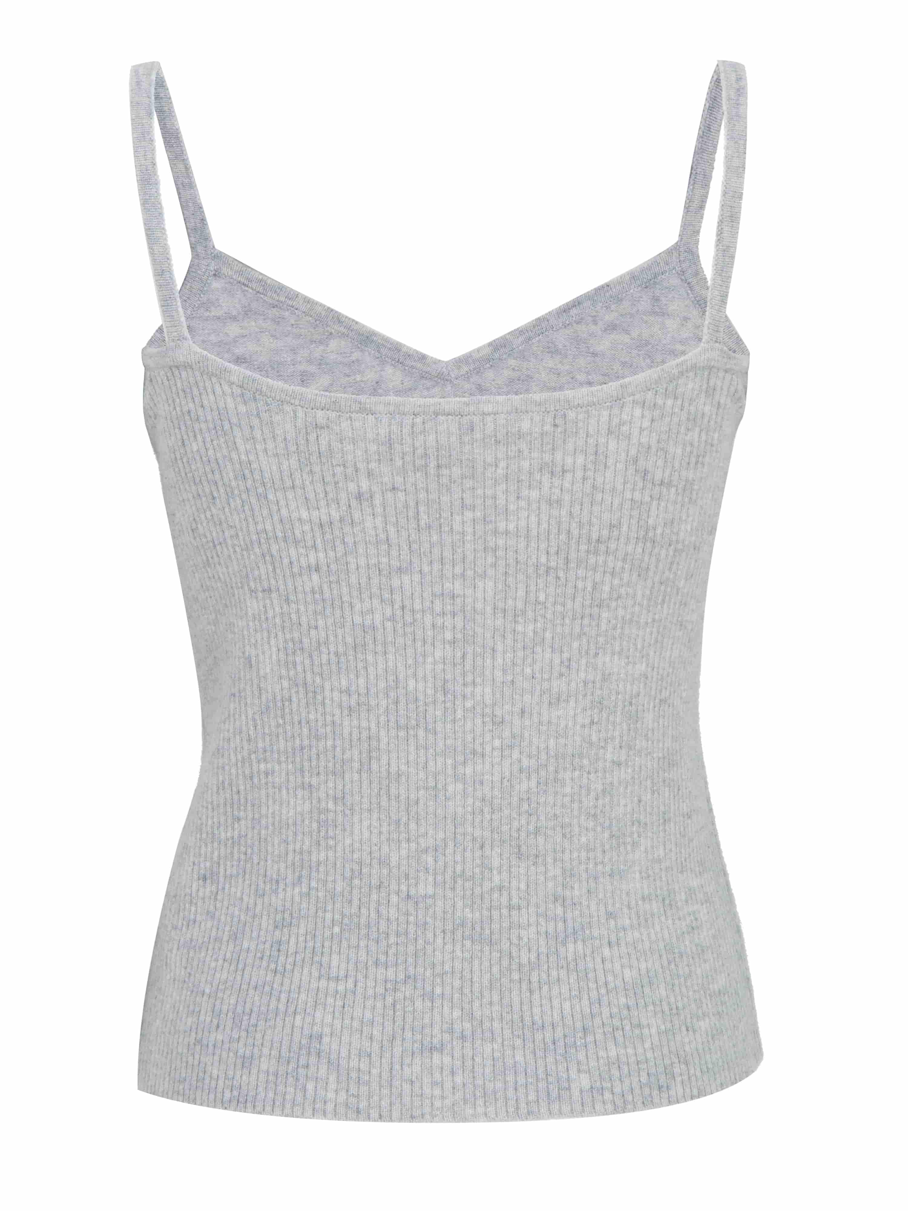 Stortoppen Cashmere Singlet Grey Melange