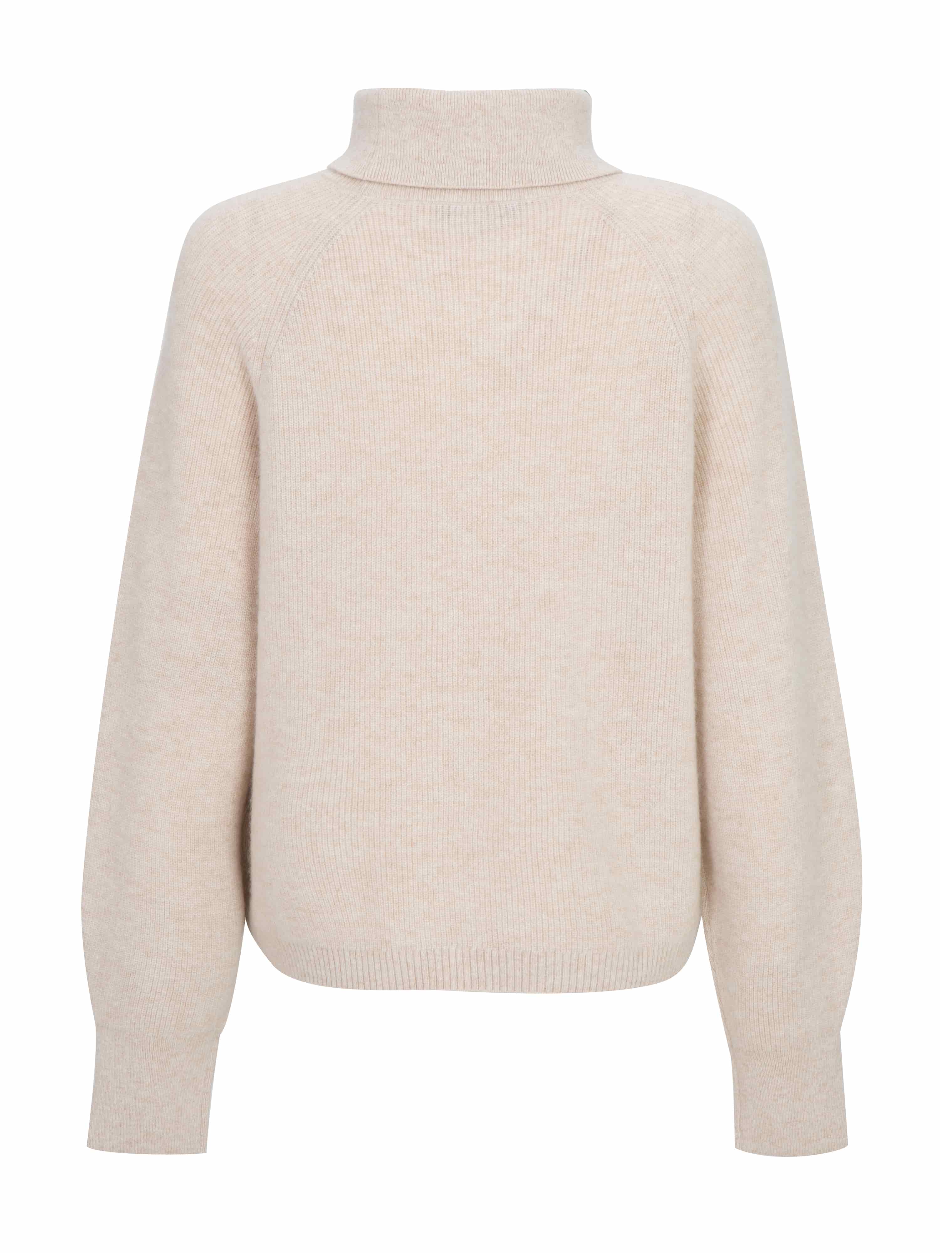 Stortoppen Cashmere Turtleneck Light Sand Melange