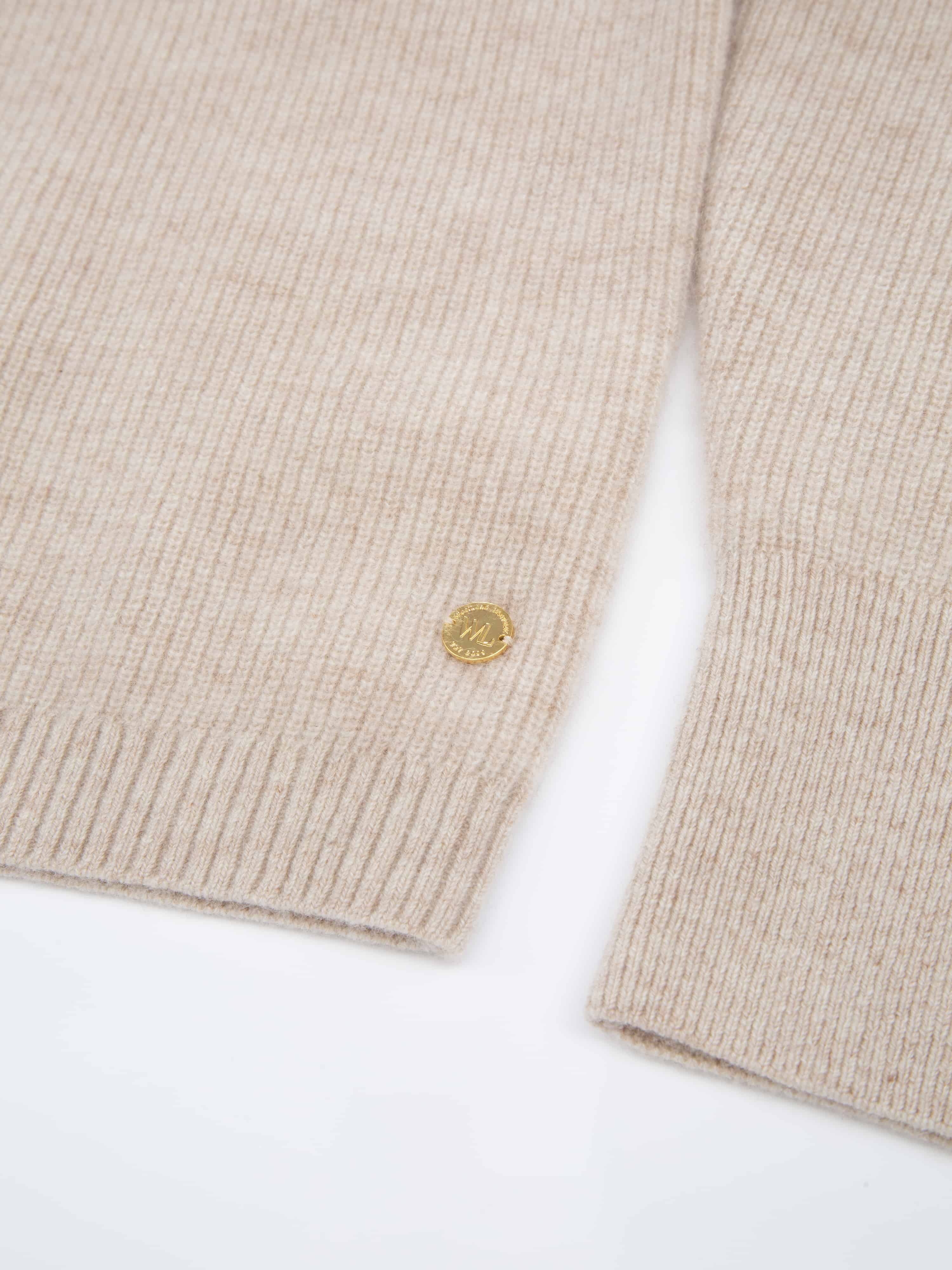 Stortoppen Cashmere Turtleneck Light Sand Melange