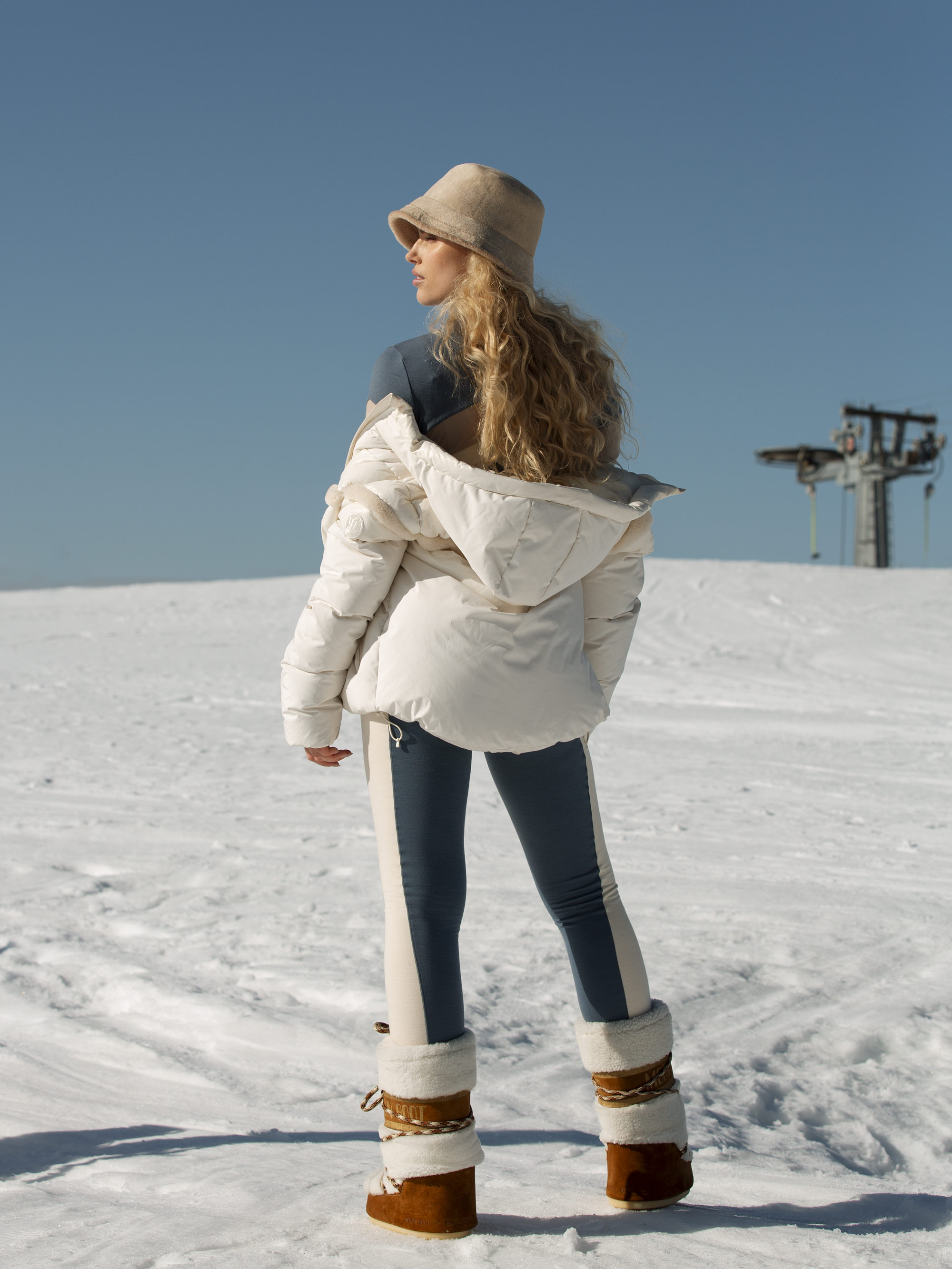 Vegglifjell Merino Tights Lake