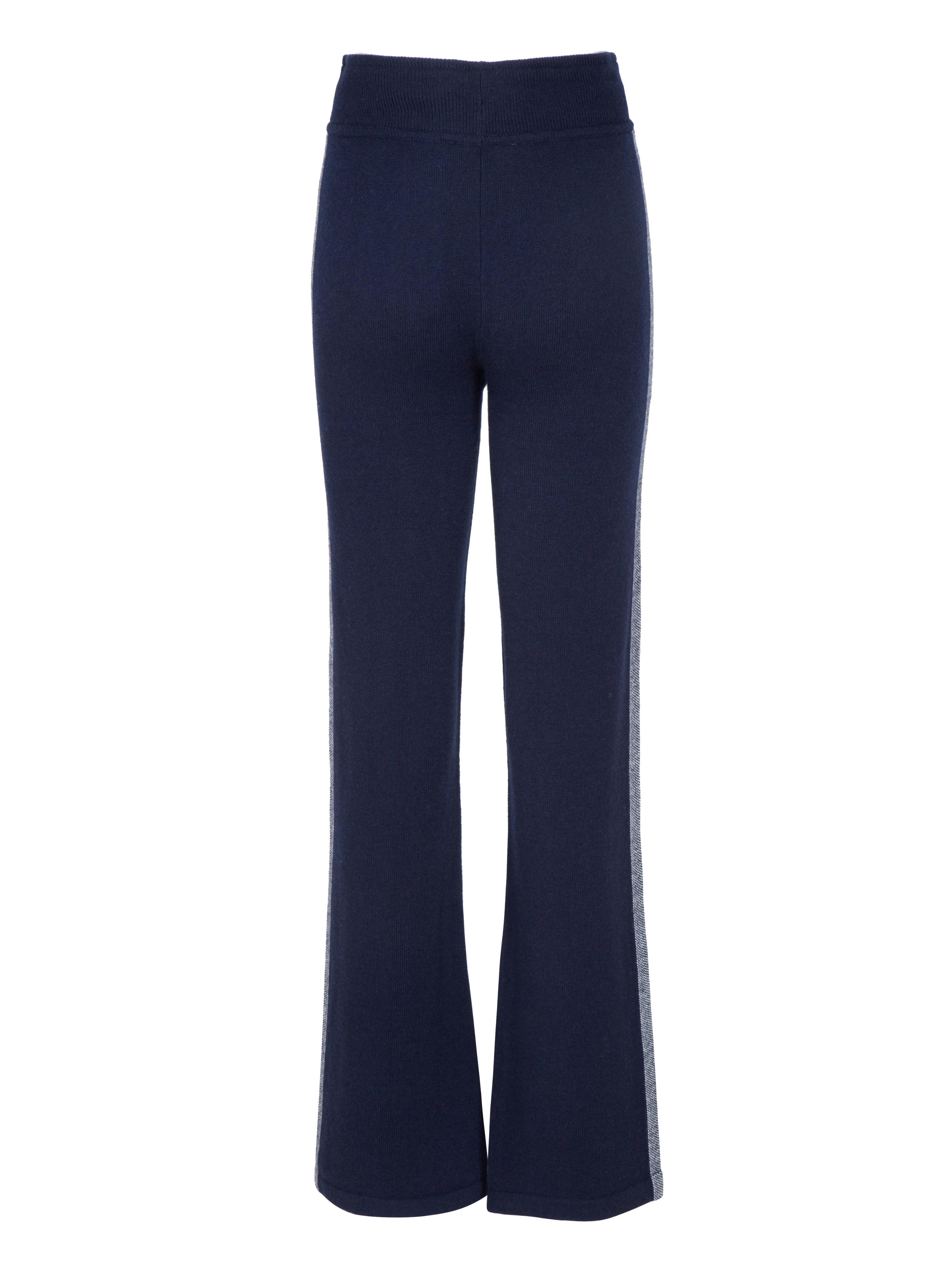 Veslepiggen Knitted Pants Blue Ink