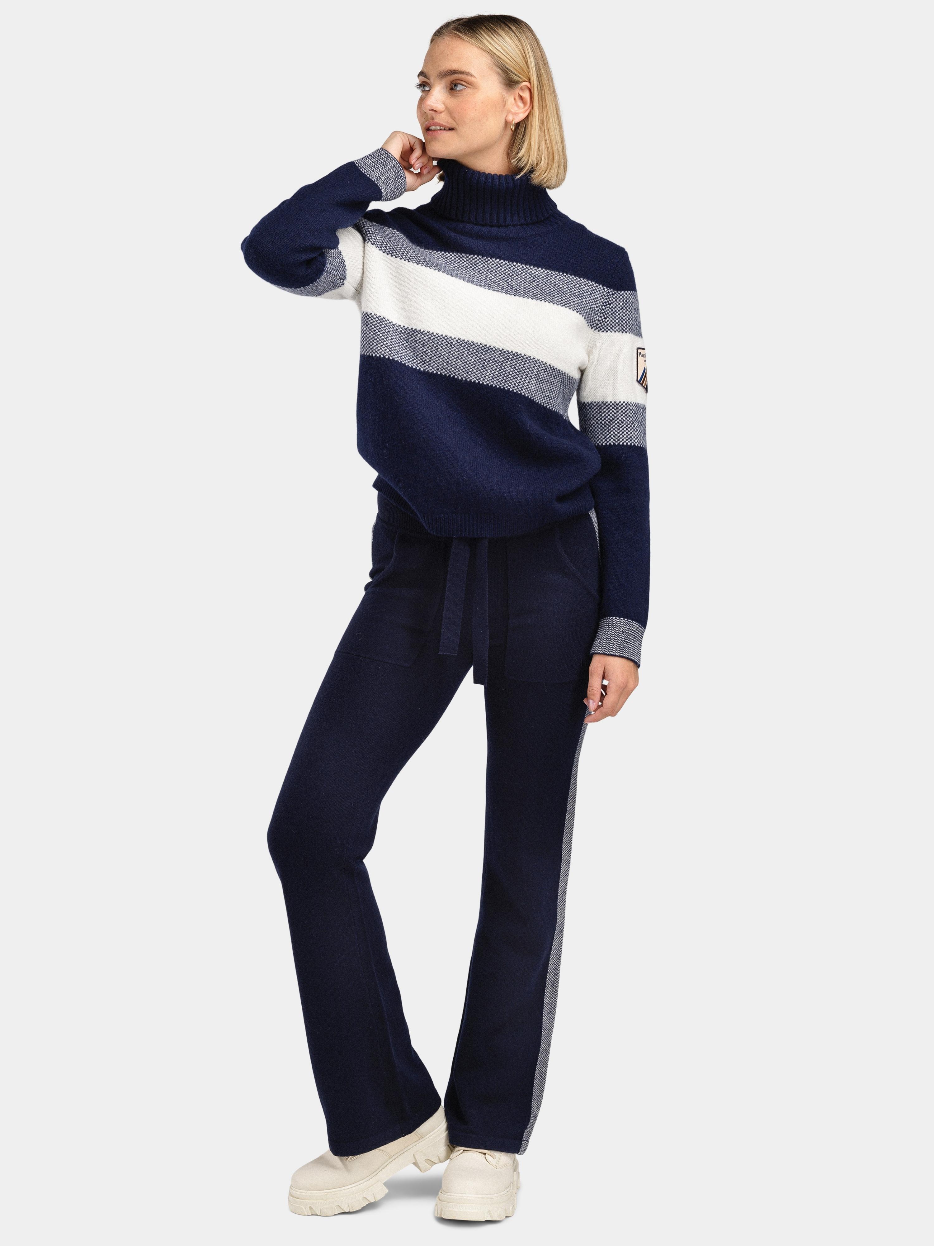 Veslepiggen Knitted Pants Blue Ink