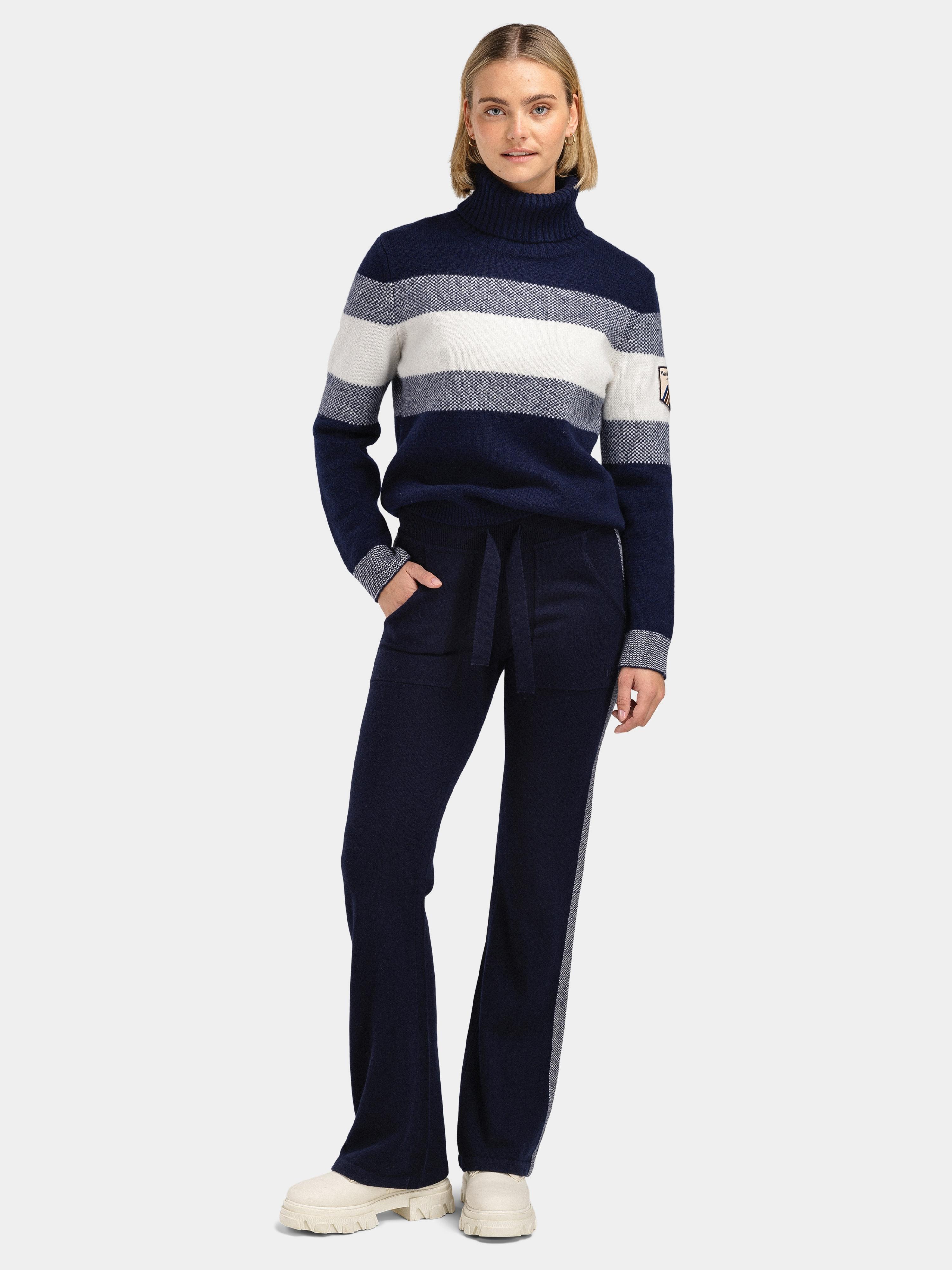 Veslepiggen Knitted Pants Blue Ink